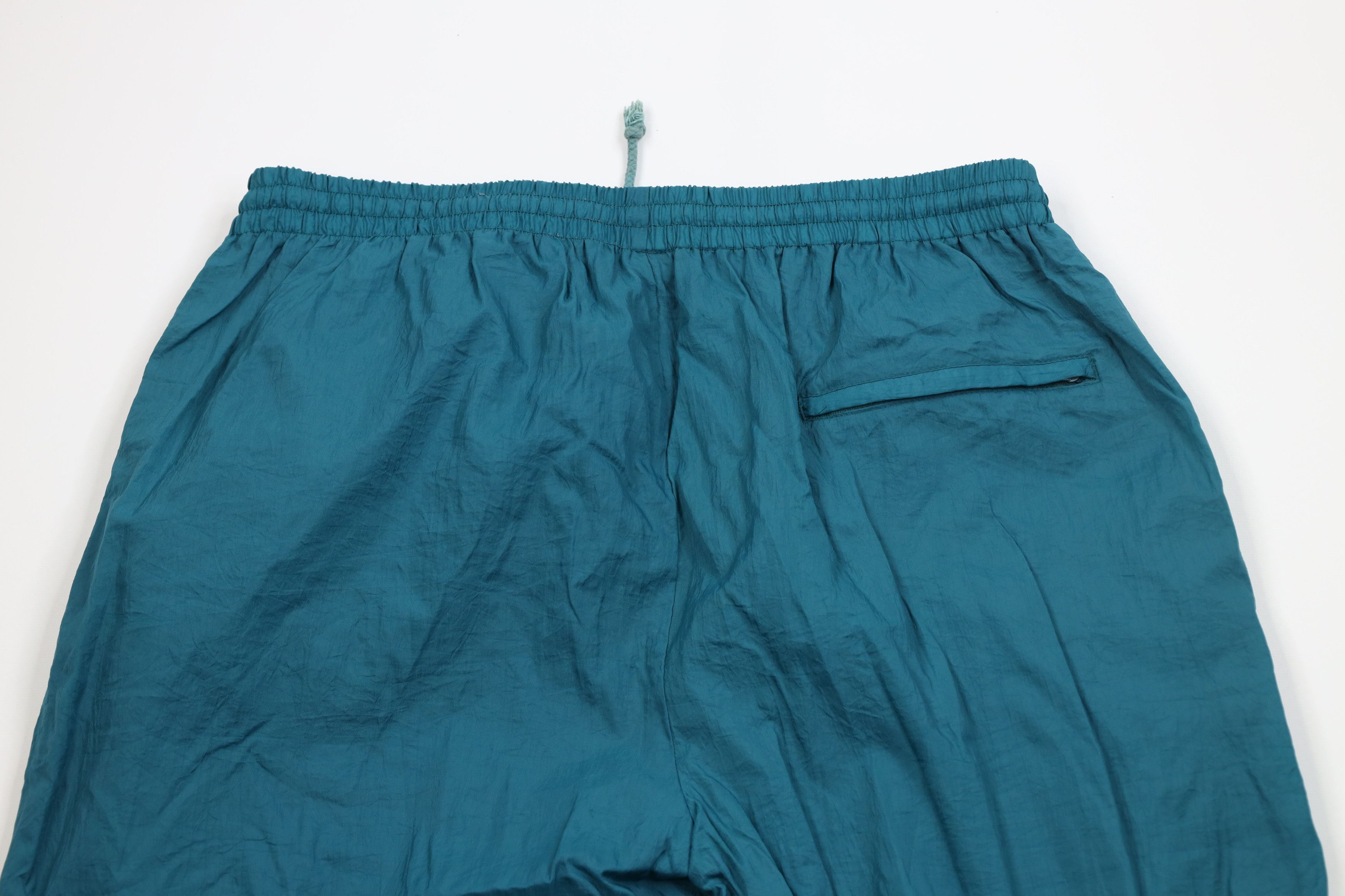 Vintage Vintage 90s Streetwear Windbreaker Rain Joggers Pants Green Size US 36 / EU 52 - 10 Thumbnail