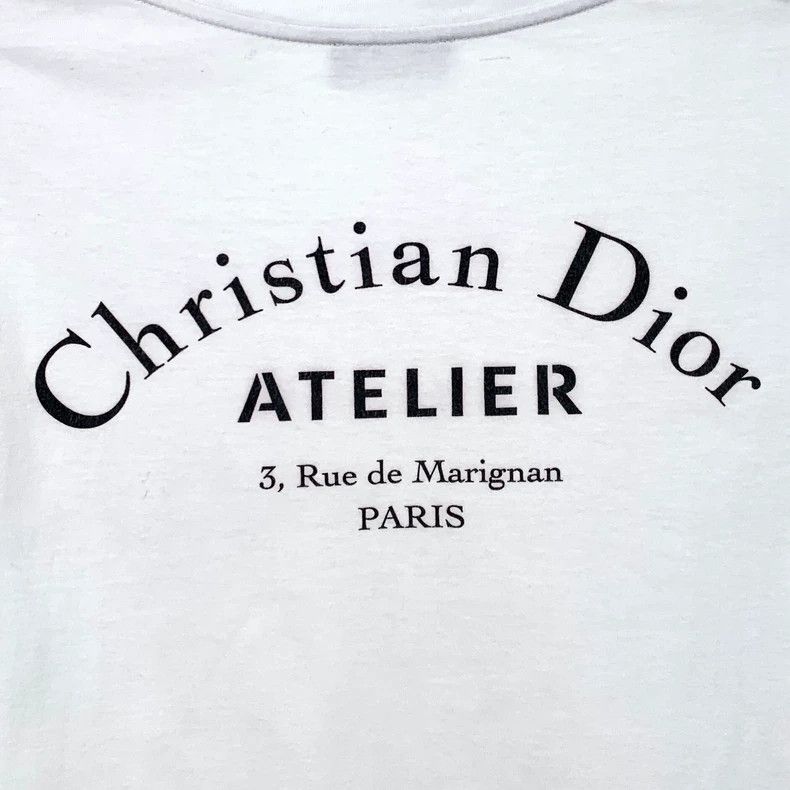 Dior Dior White logo letter printed cotton round-neck short-slee Size US L / EU 52-54 / 3 - 5 Thumbnail