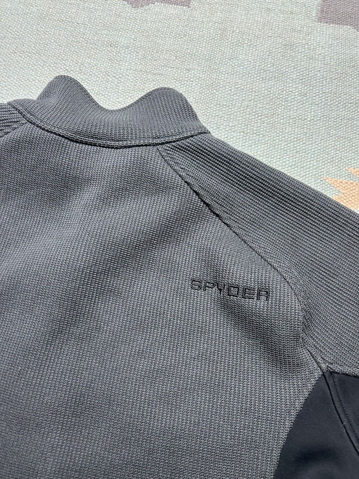 Spyder Spyder 1/4 zip pullover knit sweater shirt jacket black XL Size US XL / EU 56 / 4 - 9 Thumbnail