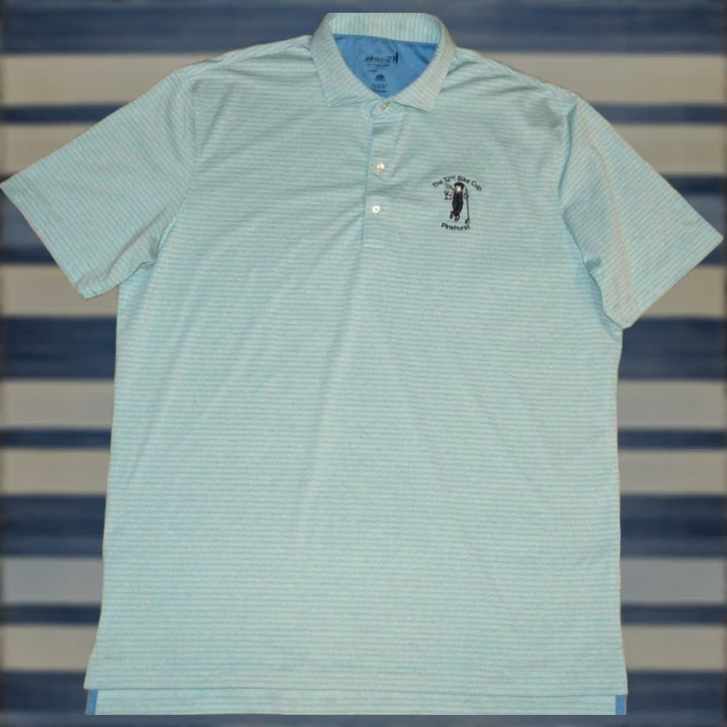 johnnie-O JOHNNIE O Pinehurst Polo Shirt Large Men Size US L / EU 52-54 / 3 - 1 Thumbnail