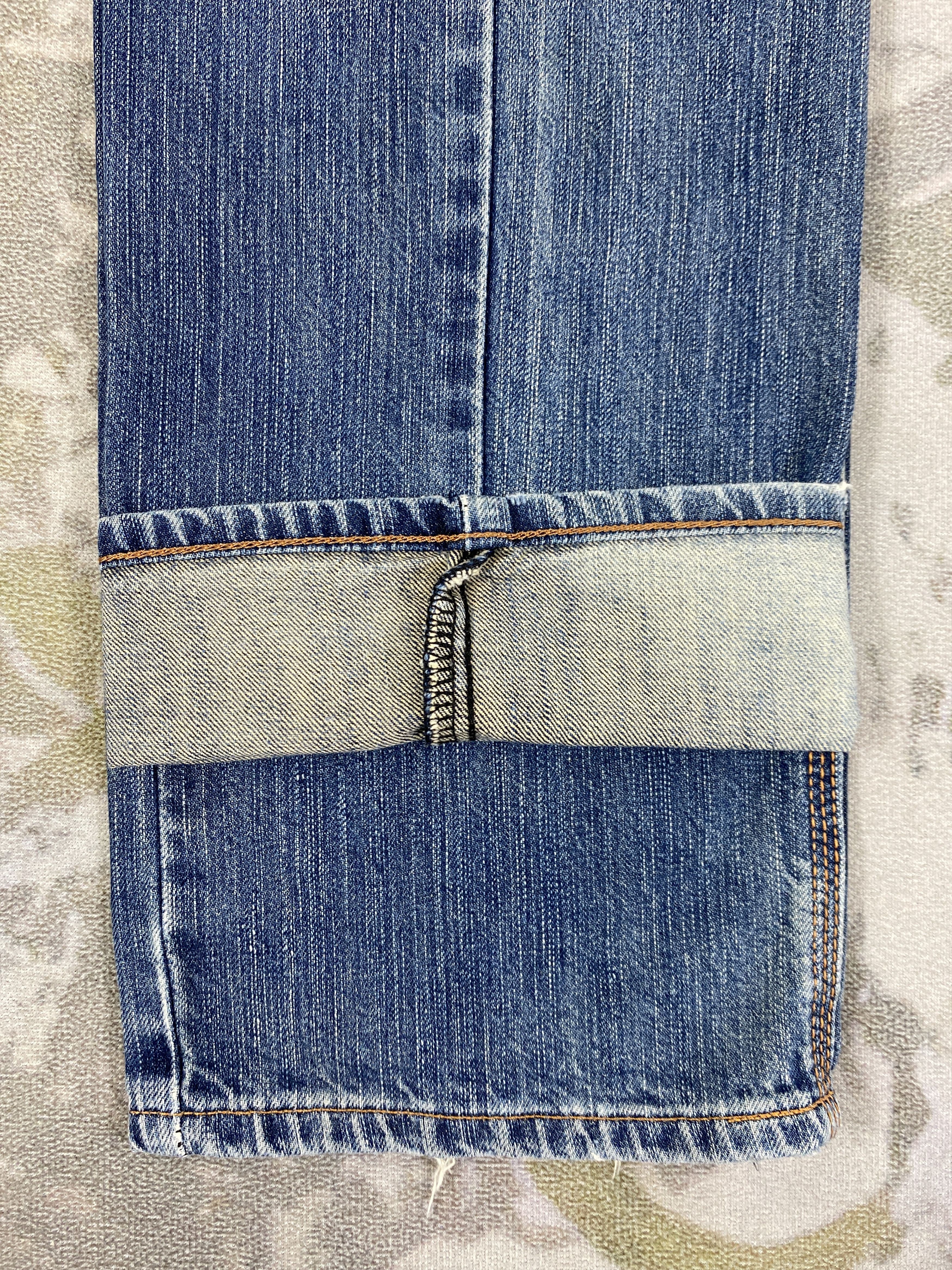 If Six Was Nine Faded Blue Vintage Edwin Jeans 33x33 - JN3054 Size US 33 - 13 Thumbnail