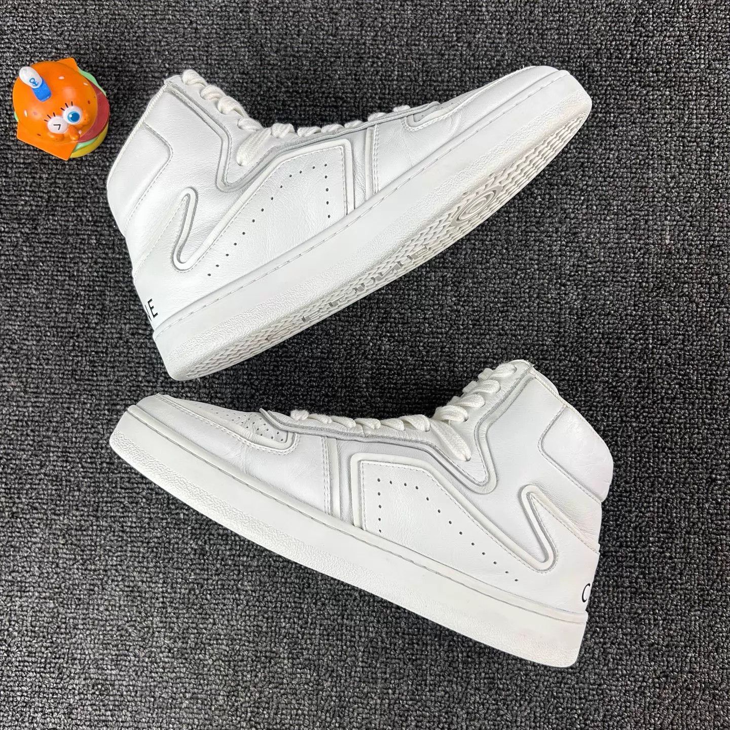 Celine Celine High-Top White Sneakers 37 Size US 6.5 / IT 36.5 - 3 Thumbnail