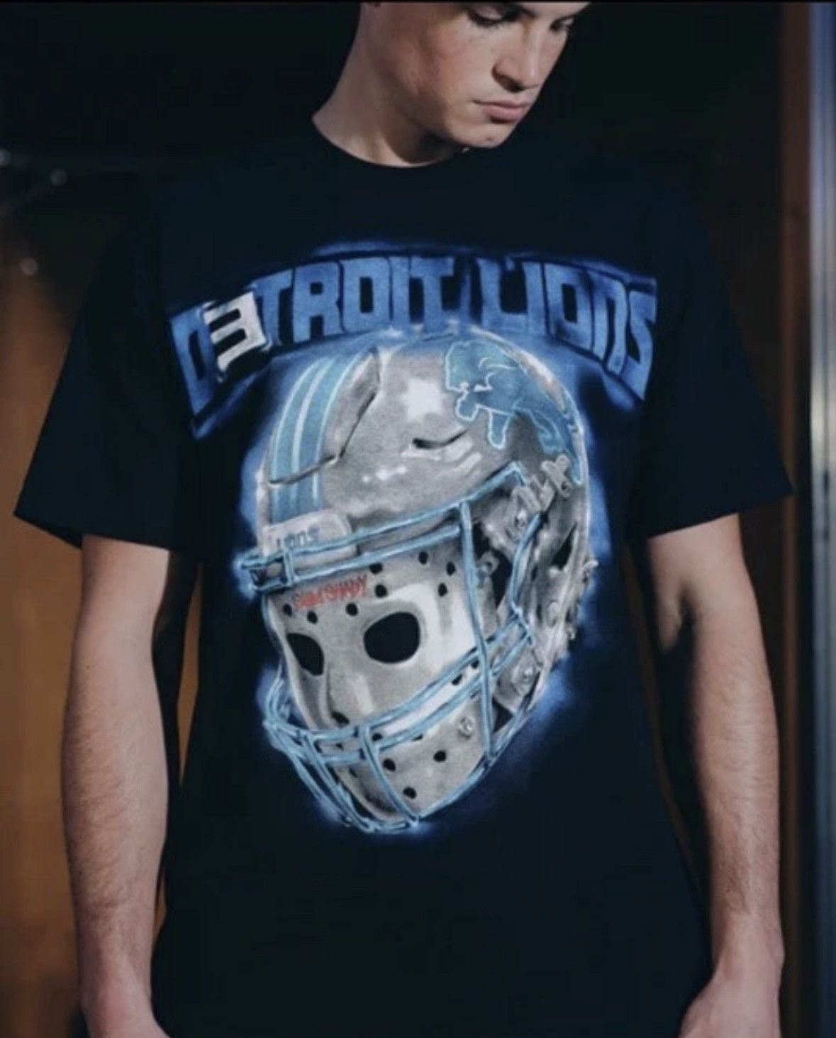 Eminem Eminem x Detroit Lions Capsule All Grit 313 Black T-Shirt M Size US M / EU 48-50 / 2 - 6 Thumbnail