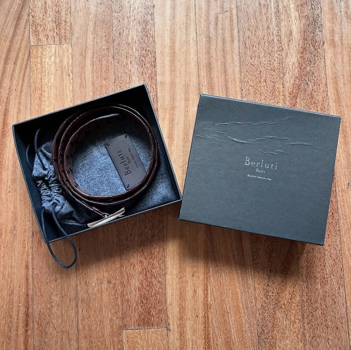 Berluti Berluti alligator leather belt Size 32 - 2 Thumbnail