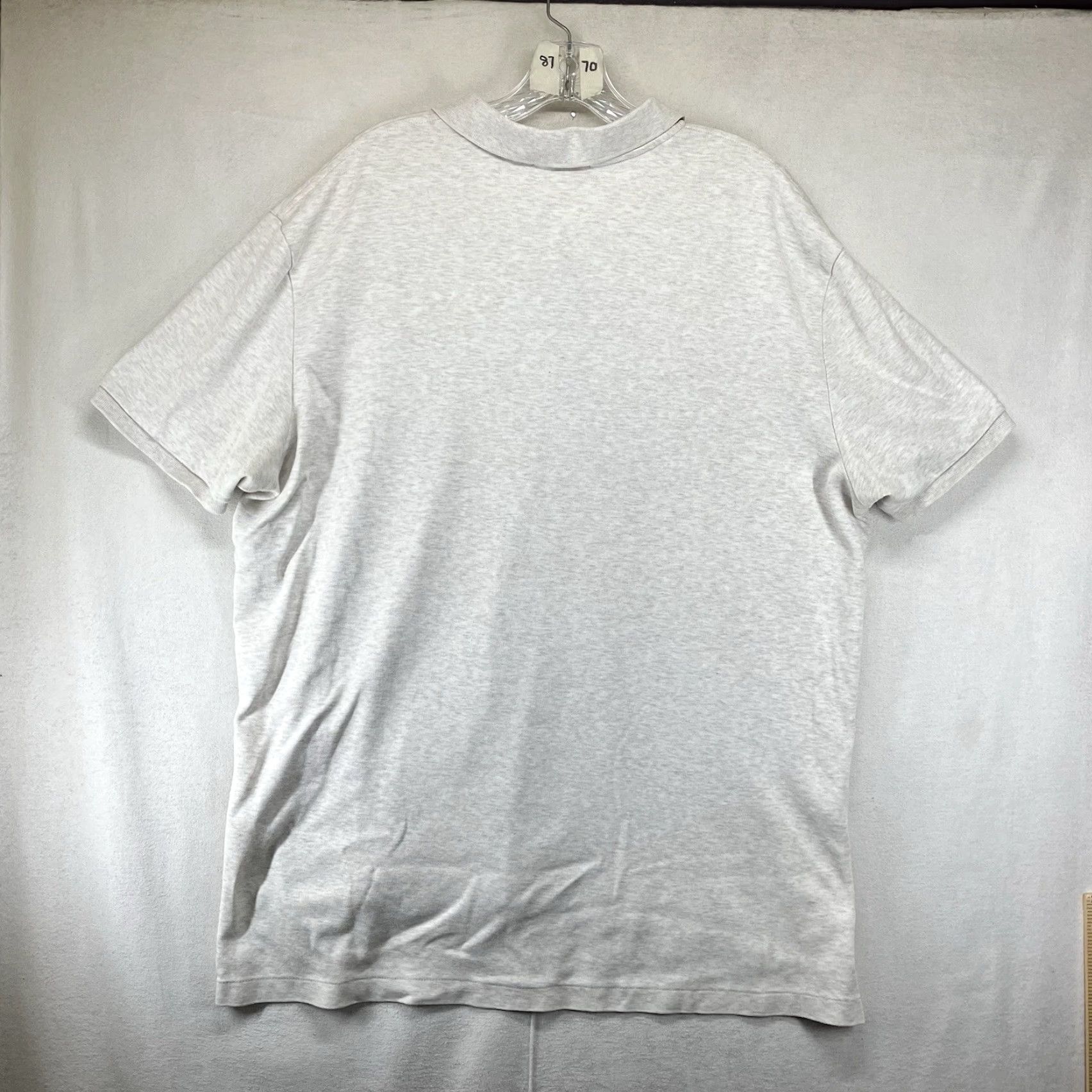 Polo Ralph Lauren Vintage Polo Ralph Lauren Men’s Polo Shirt 2XL Short Sleeve Cotton Light Oatmeal Navy Logo Classic Size US XXL / EU 58 / 5 - 2 Thumbnail