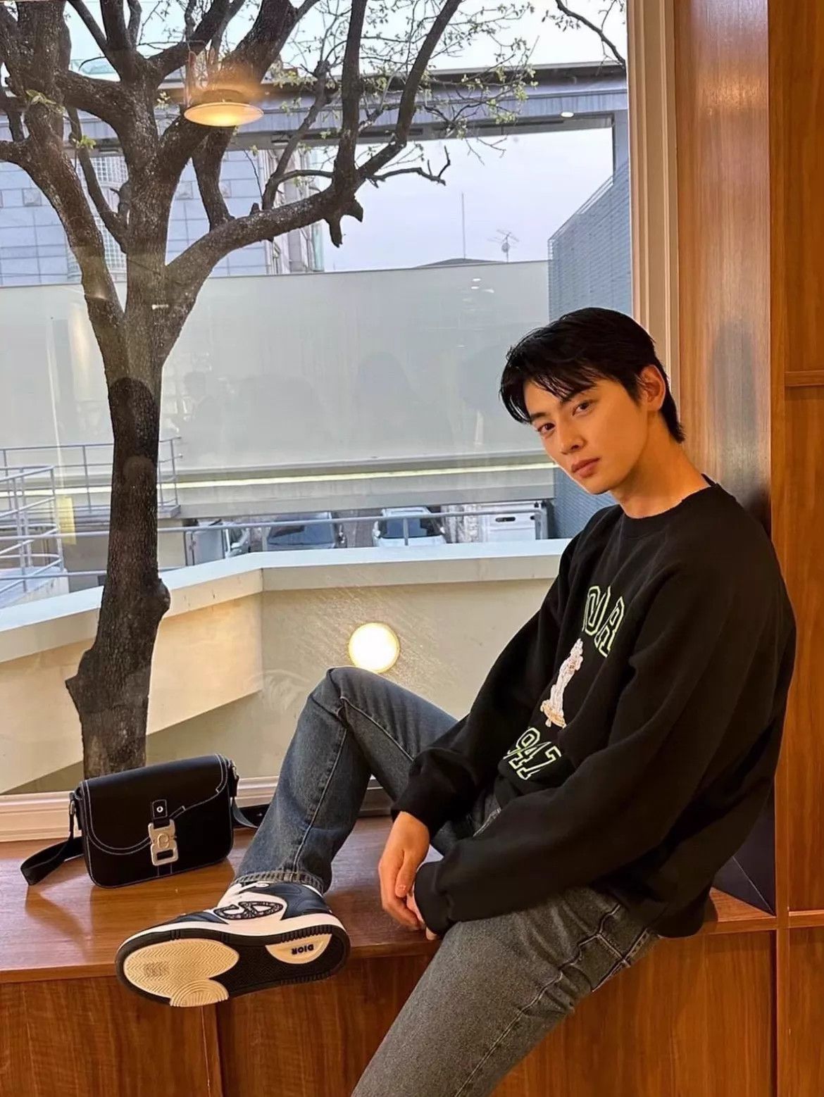 Dior Dior Black Green Bicolor L Cha Eun-woo Sweatshirt Size US L / EU 52-54 / 3 - 7 Thumbnail