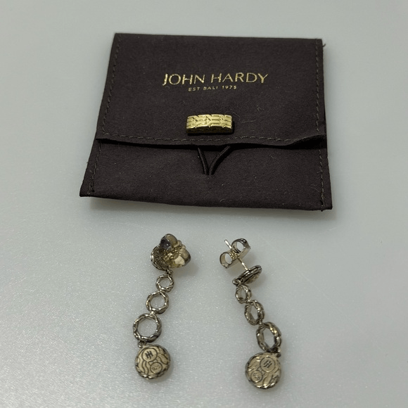 image of John Hardy Jewelry John Hardy Dangle Earrings Silver .925, Men's
