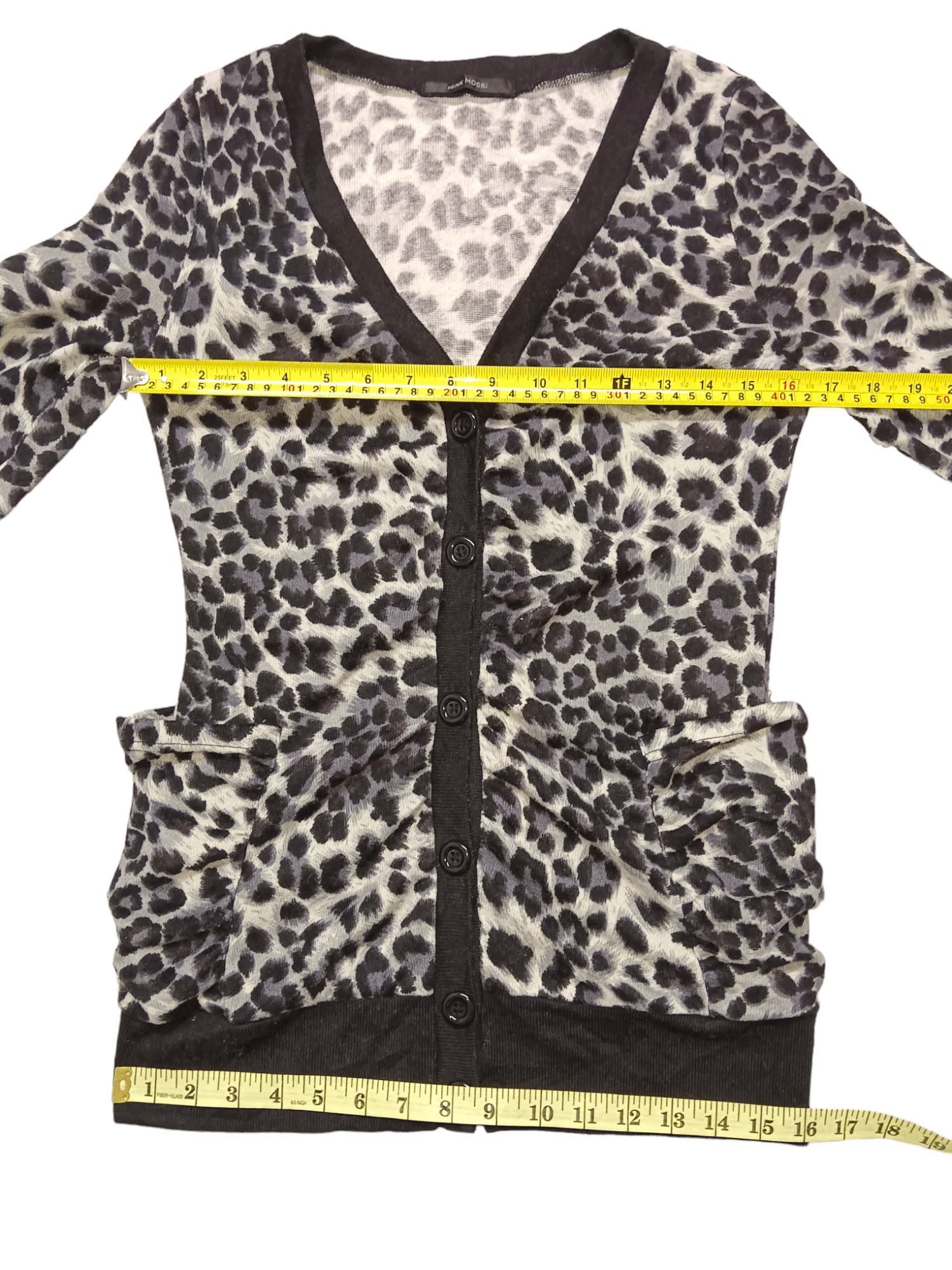 Japanese Brand Mink Mossi Leopard Faux Fur Printed Cardigan Size M / US 6-8 / IT 42-44 - 5 Thumbnail