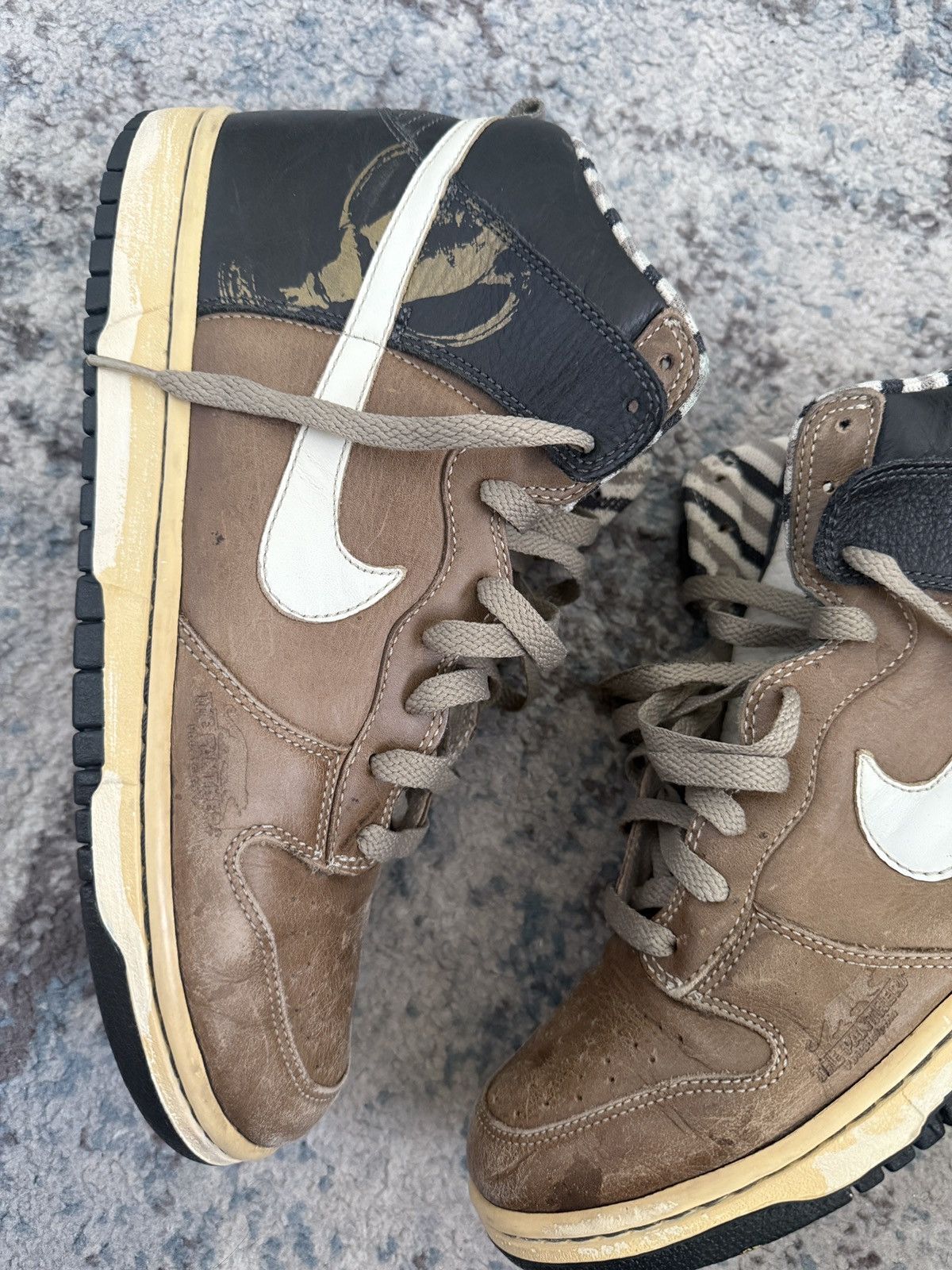 Nike SB Nike Dunk Premium High Panthers Philadelphia Size US 10 / EU 43 - 2 Thumbnail