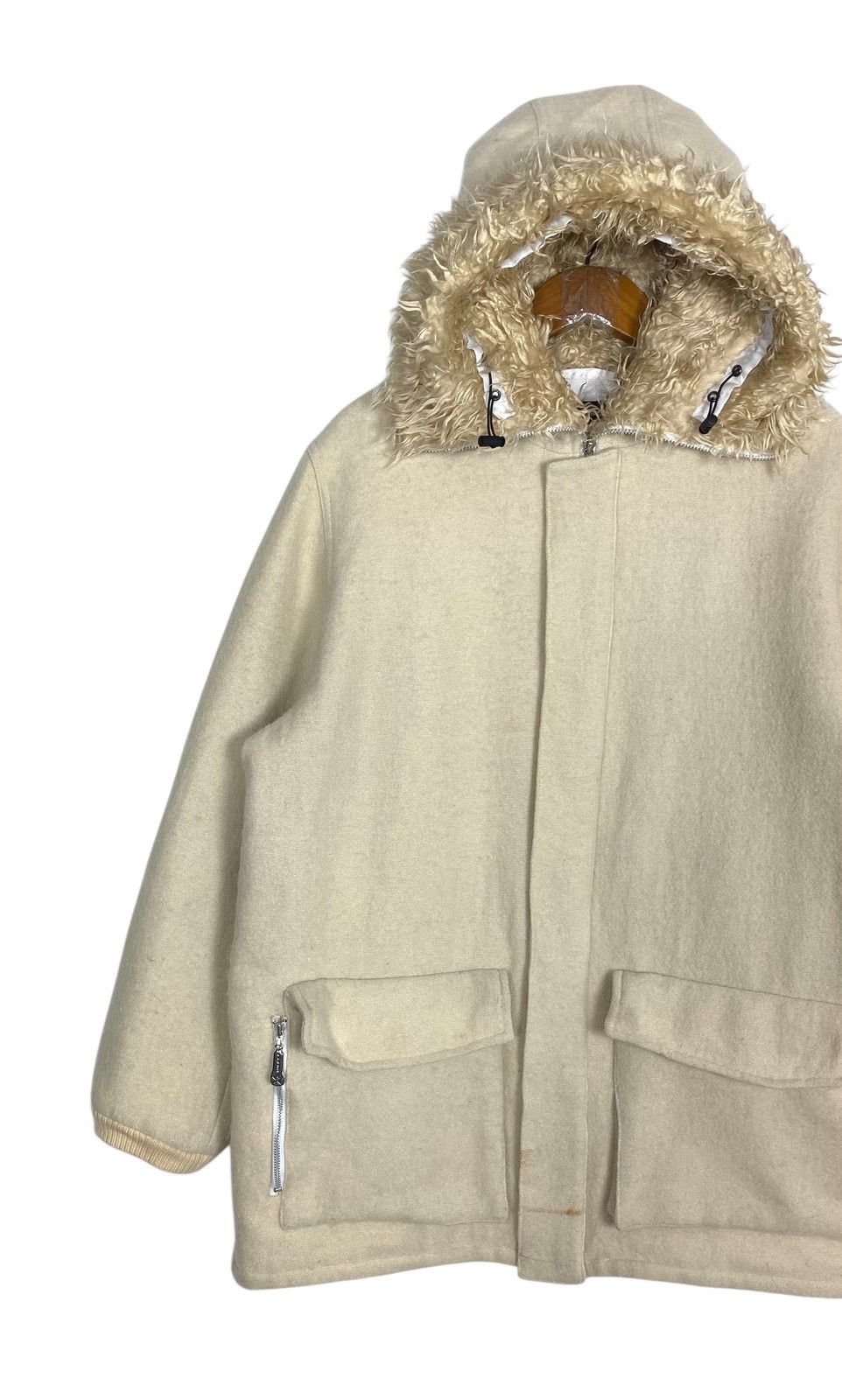 Japanese Brand Rare‼️ 7 May 2025 Shelter Lee Works Wool Fur Hoodie Size US M / EU 48-50 / 2 - 2 Thumbnail