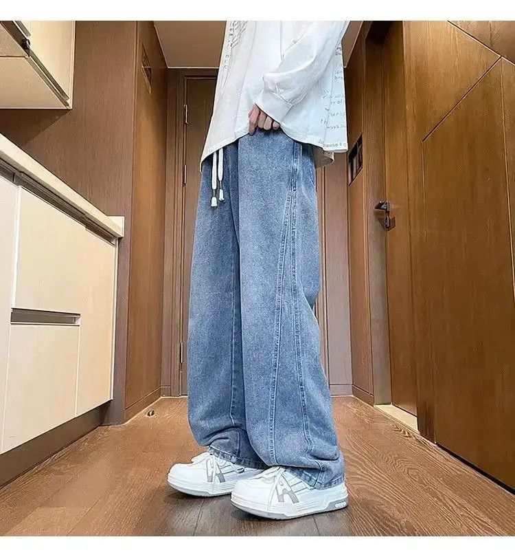 Japanese Brand Retro straight leg versatile jeans Size US 30 / EU 46 - 5 Thumbnail