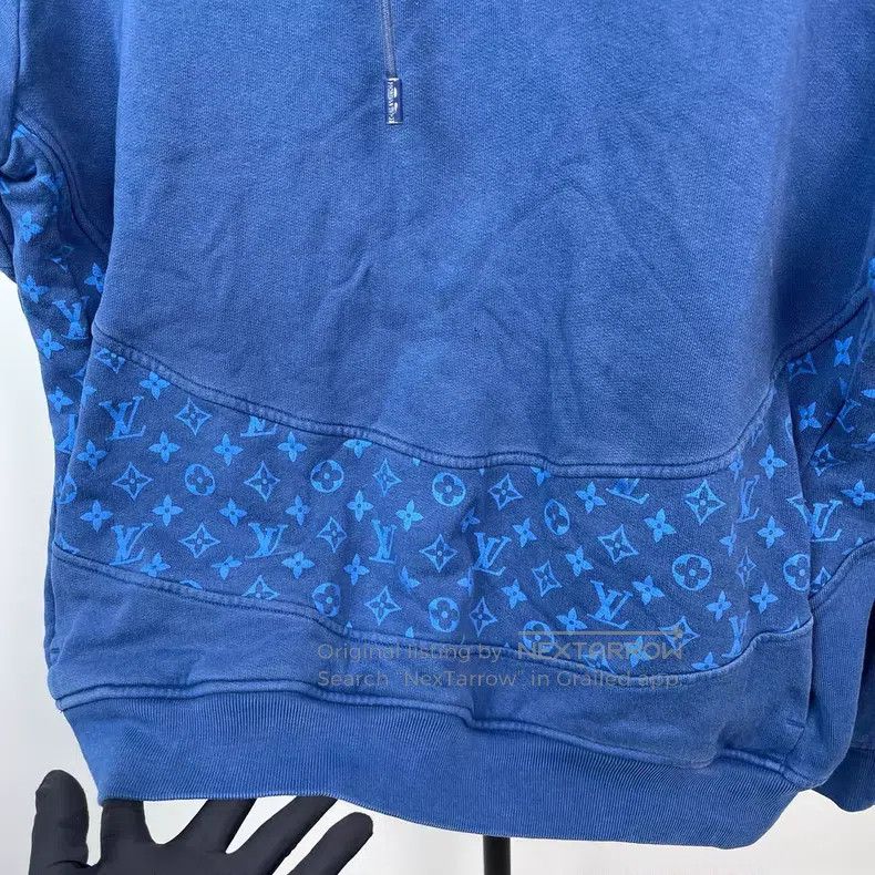 Louis Vuitton Louis Vuitton Blue full-print, full-print, full-print swea Size US XL / EU 56 / 4 - 4 Thumbnail
