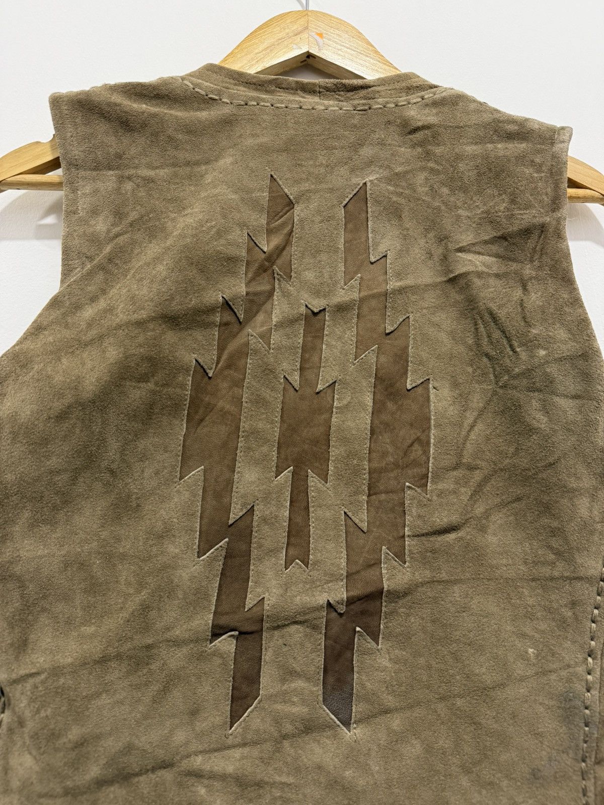 Japanese Brand × Leather G.O.A Suede Leather Vest Size US M / EU 48-50 / 2 - 6 Thumbnail