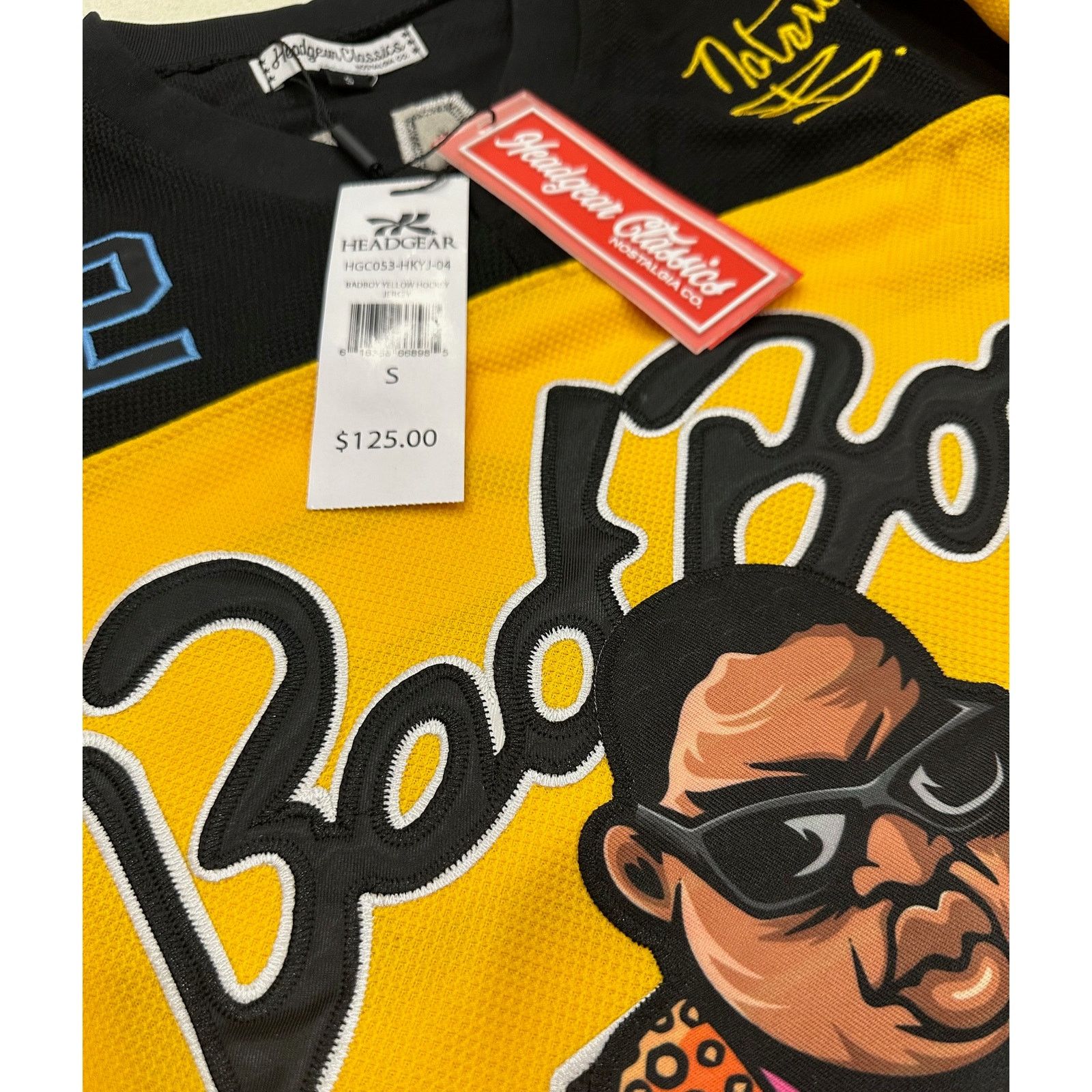 Other Bad Boy Records Biggie Smalls Headgear Classic Hockey Jersey Size US S / EU 44-46 / 1 - 3 Thumbnail