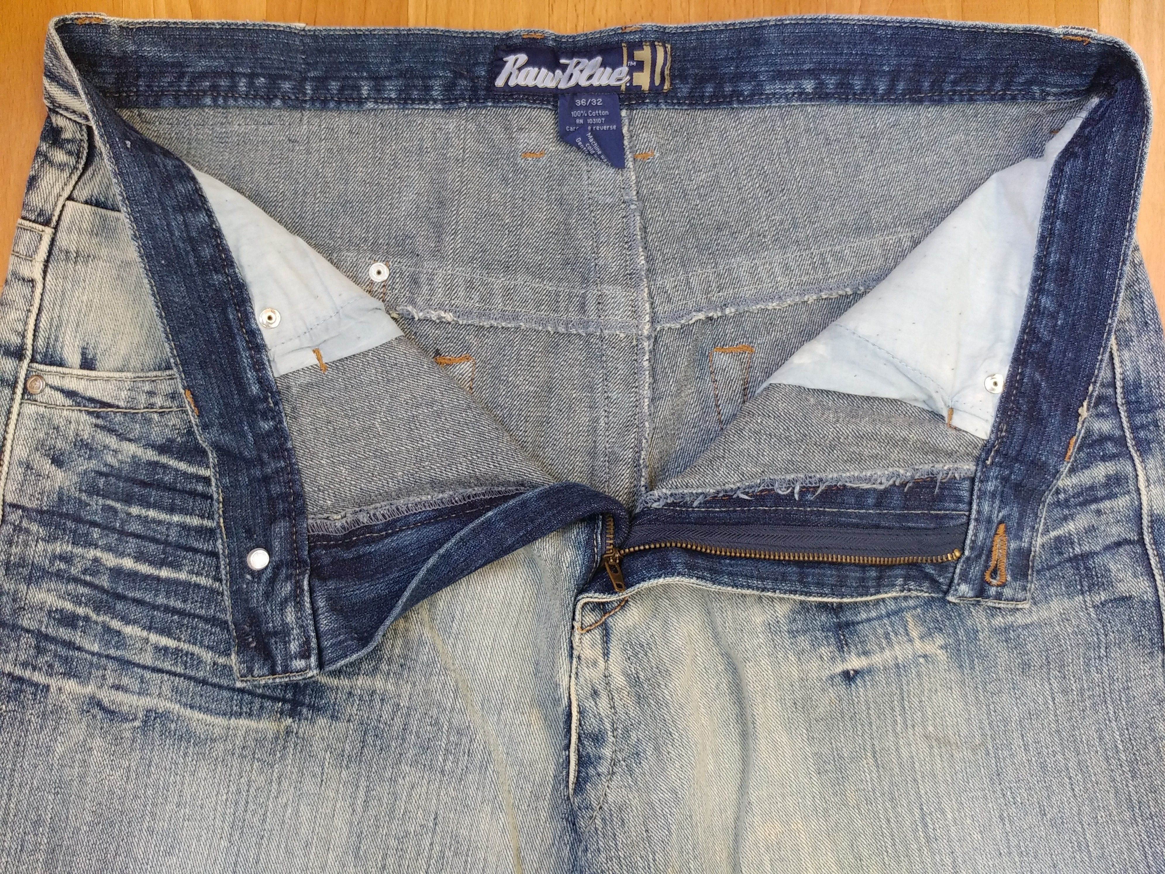 Vintage Raw Blue jeans, vintage, 90s hip hop, baggy 1990s size 36 Size US 36 / EU 52 - 10 Thumbnail