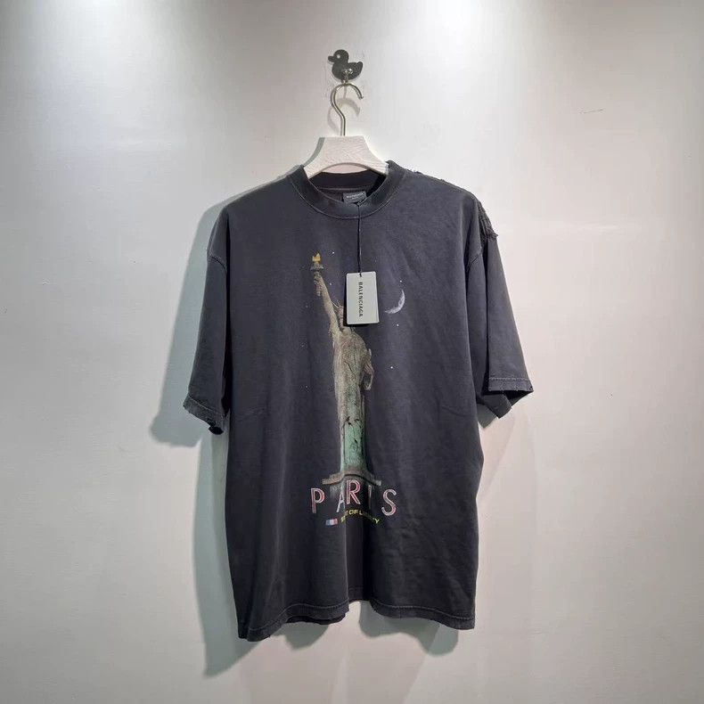 Balenciaga Balenciaga 24 Liberty Print Short Sleeve - dmc Size US M / EU 48-50 / 2 - 1 Thumbnail