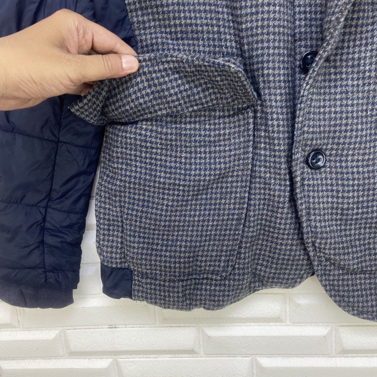 Benetton Benetton Patchwork Stylish Two-tone Coat Jacket Size US XS / EU 42 / 0 - 12 Thumbnail
