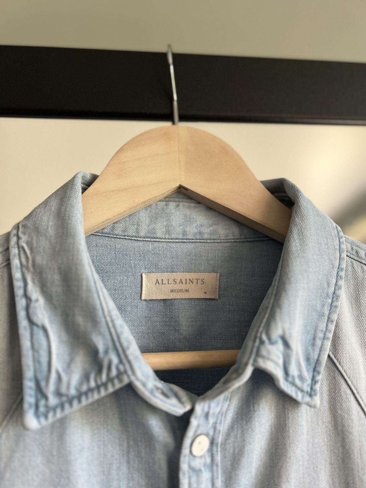 Allsaints Allsaints Denim Western Shirt Size US M / EU 48-50 / 2 - 3 Thumbnail