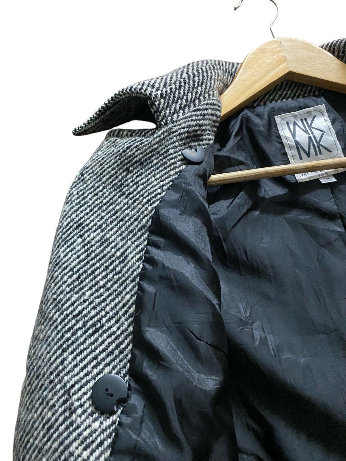 Calvin Klein × Designer × Michel Klein MICHEL KLEIN Wool Women Blazer Size XS / US 0-2 / IT 36-38 - 10 Thumbnail