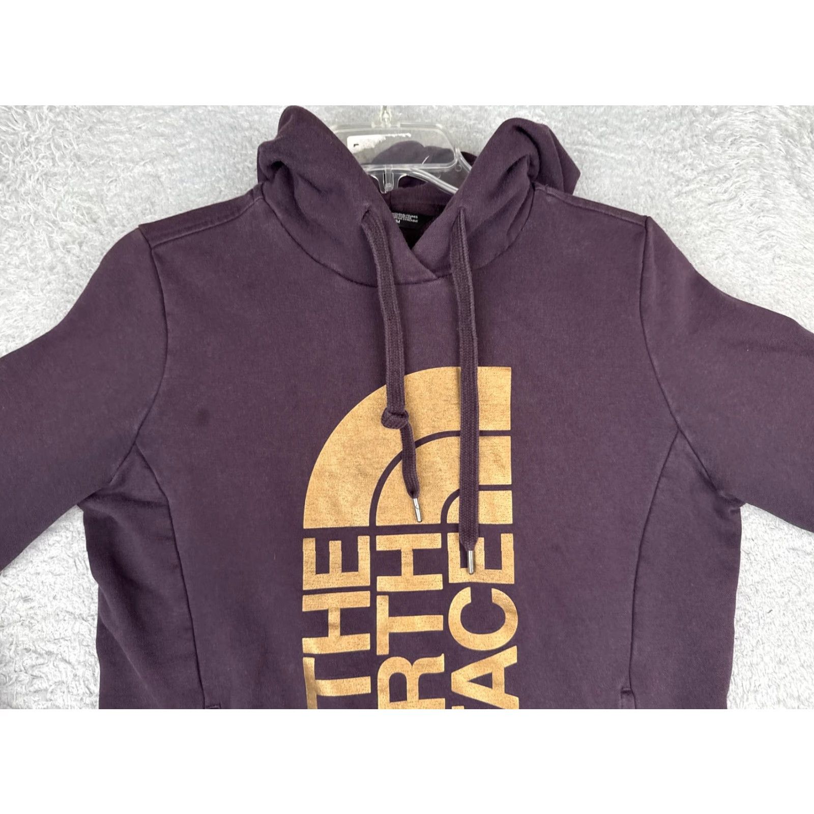 The North Face The North Face Hoodie Womens Medium Purple Pullover Logo Fleece Sweatshirt Size M / US 6-8 / IT 42-44 - 4 Thumbnail