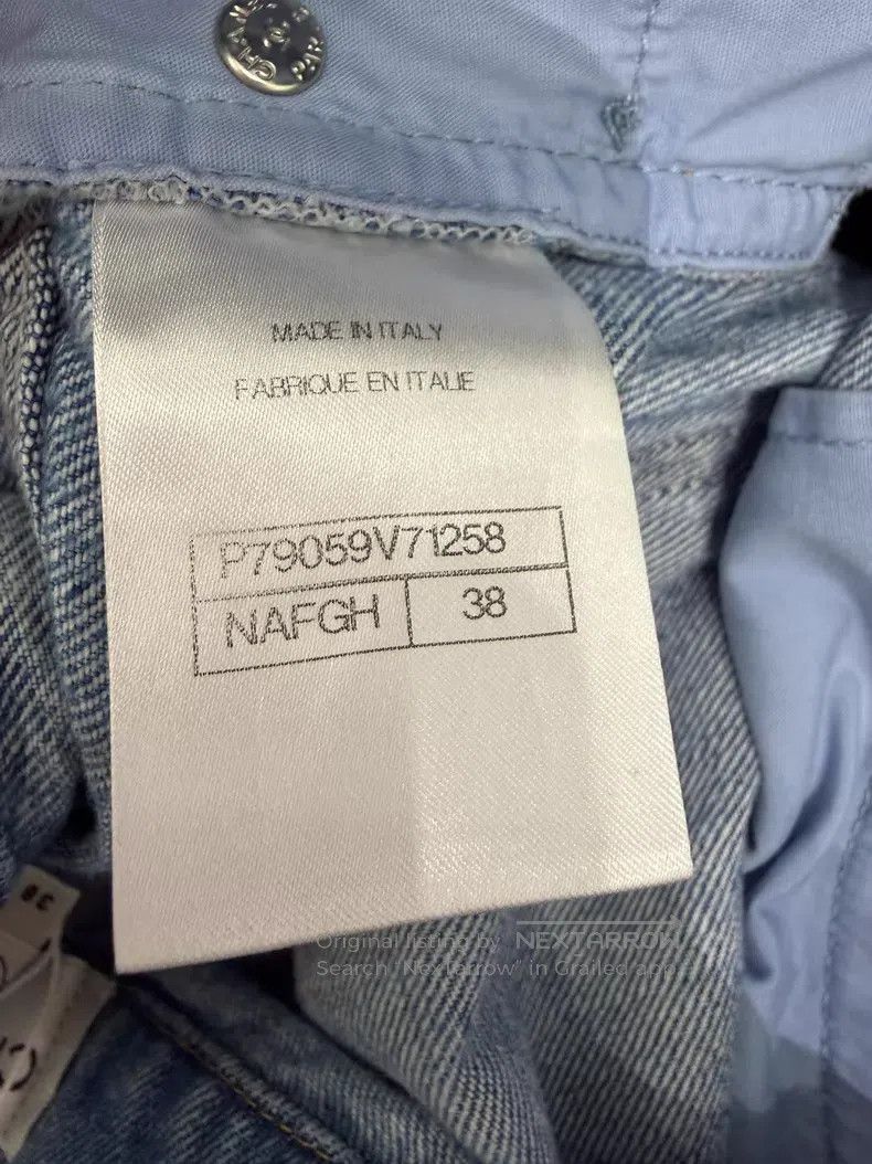Chanel Chanel Blue straight jeans Size 25" / US 0 / IT 36 - 5 Thumbnail