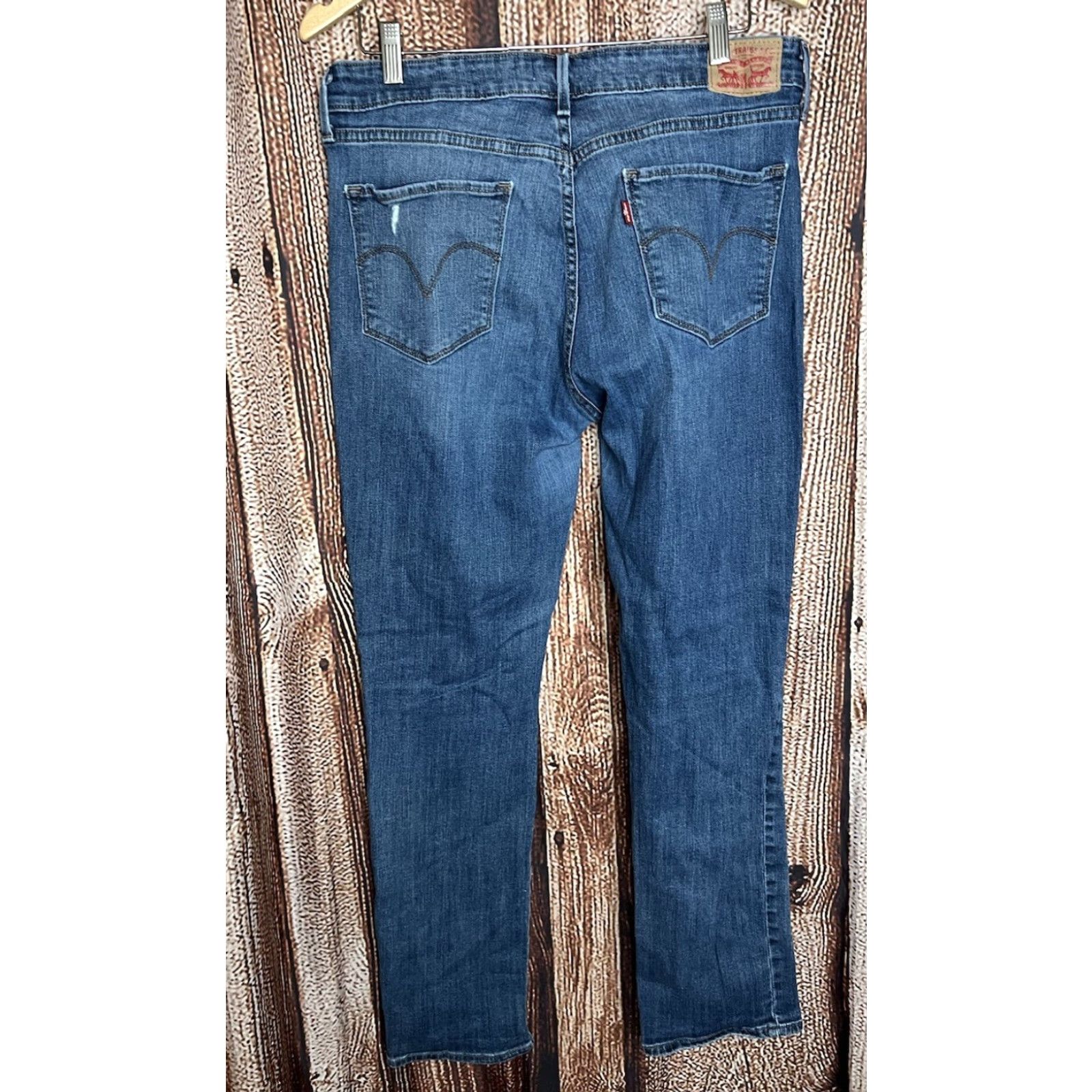 Levi's Levi's Jeans Womens Blue Denim Mid Rise Skinny 32 Size 32 Denim Jeans Women Skinny Blue 28Inseam Size 24" / US 00 / IT 34 - 2 Thumbnail