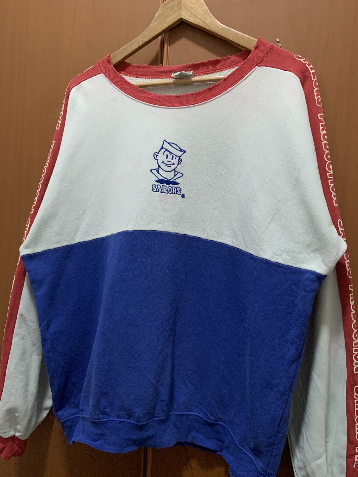 Japanese Brand Vintage Japanese Brand Sailors Pro Sweatshirt Distressed Size US XL / EU 56 / 4 - 2 Thumbnail