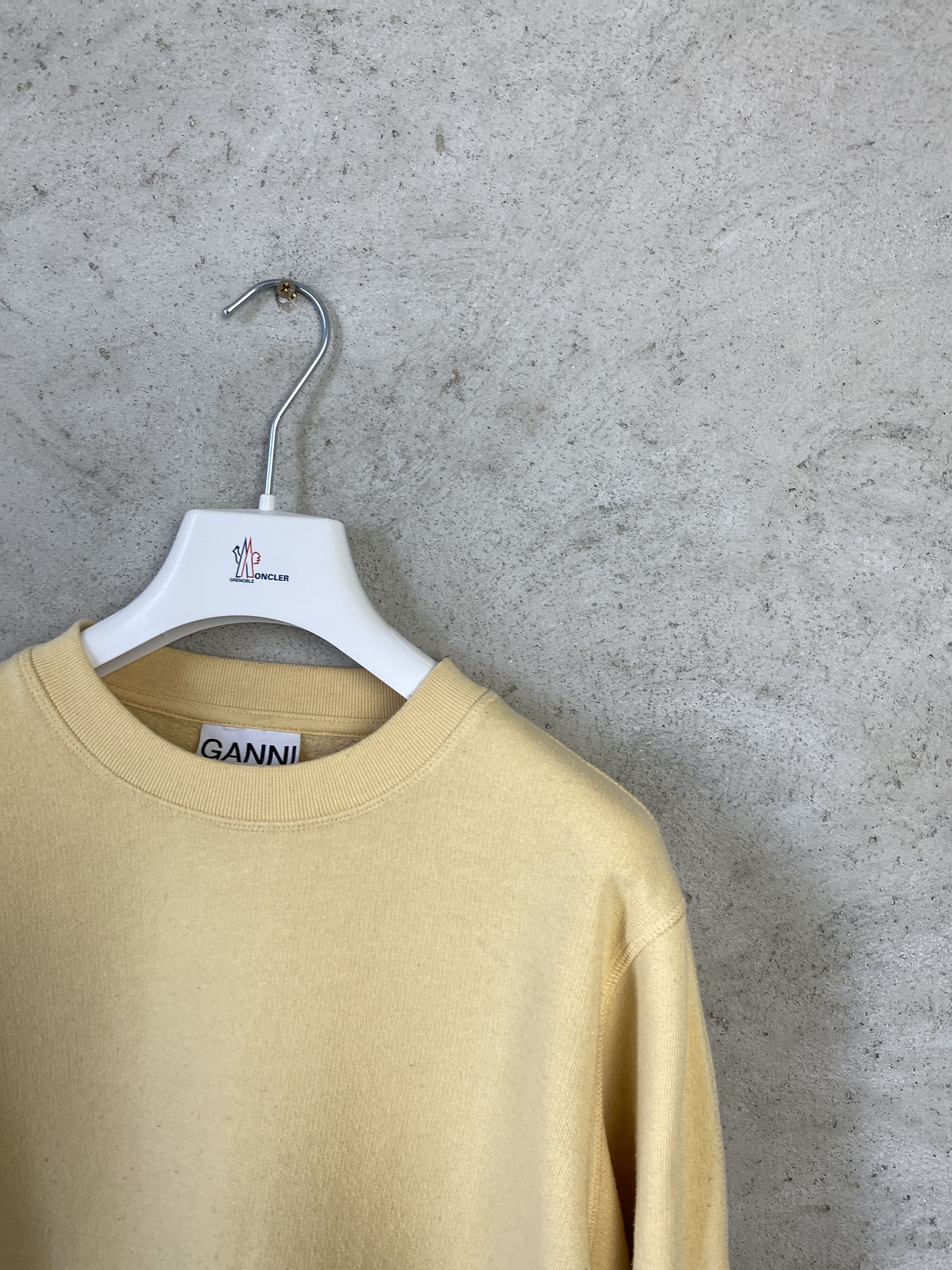 Ganni Ganni sweatshirt crewneck small logo casual Size S / US 4 / IT 40 - 2 Thumbnail
