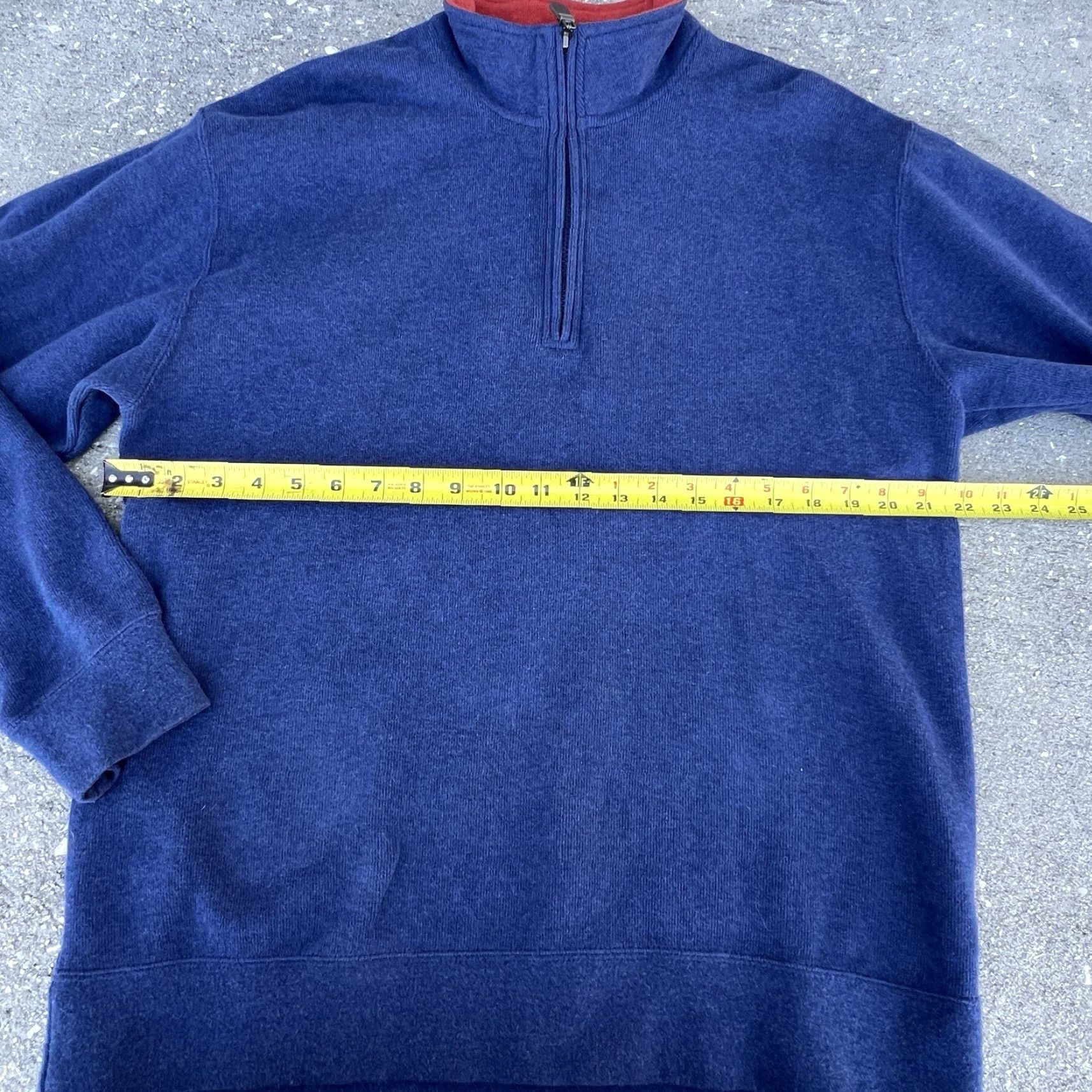 Orvis VINTAGE Orvis Sweater Pullover Long Sleeve Casual Men Size Large Blue Cotton Knit Logo 1/4 Zip Winter Fall Spring Size US L / EU 52-54 / 3 - 5 Thumbnail