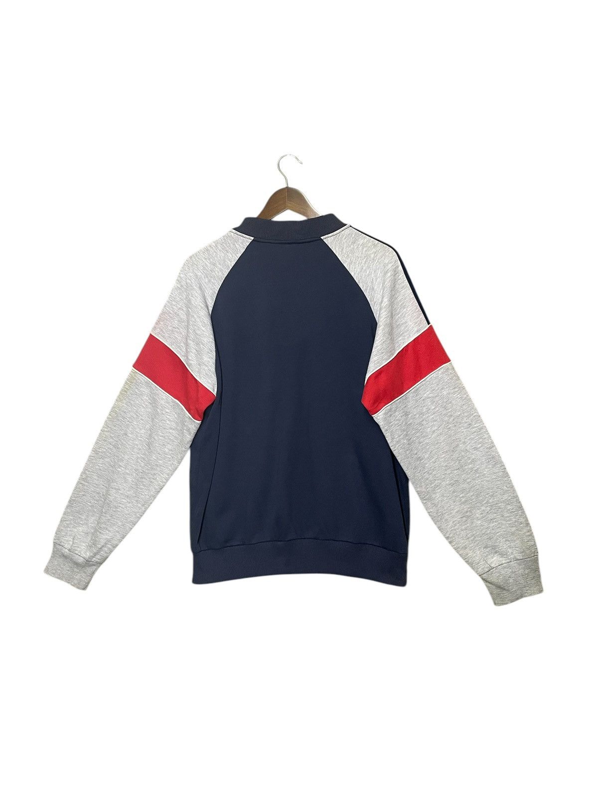 Adidas × Vintage 80s adidas half button embroidered small logo sweatshirt Size US M / EU 48-50 / 2 - 9 Thumbnail