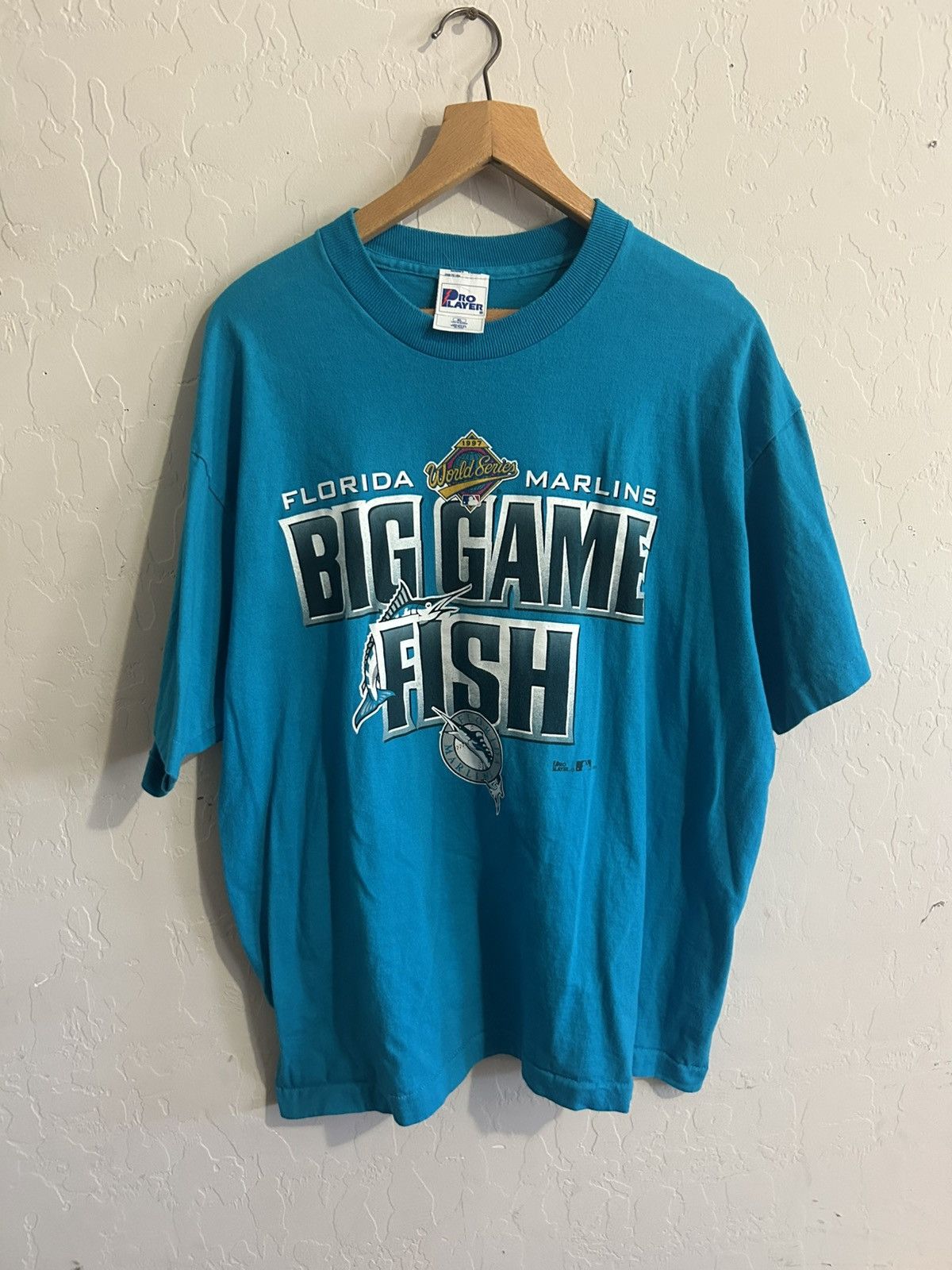 Pro Player 1997 Florida Marlins Big Game Fish World Series Shirt XL Size US XL / EU 56 / 4 - 4 Thumbnail