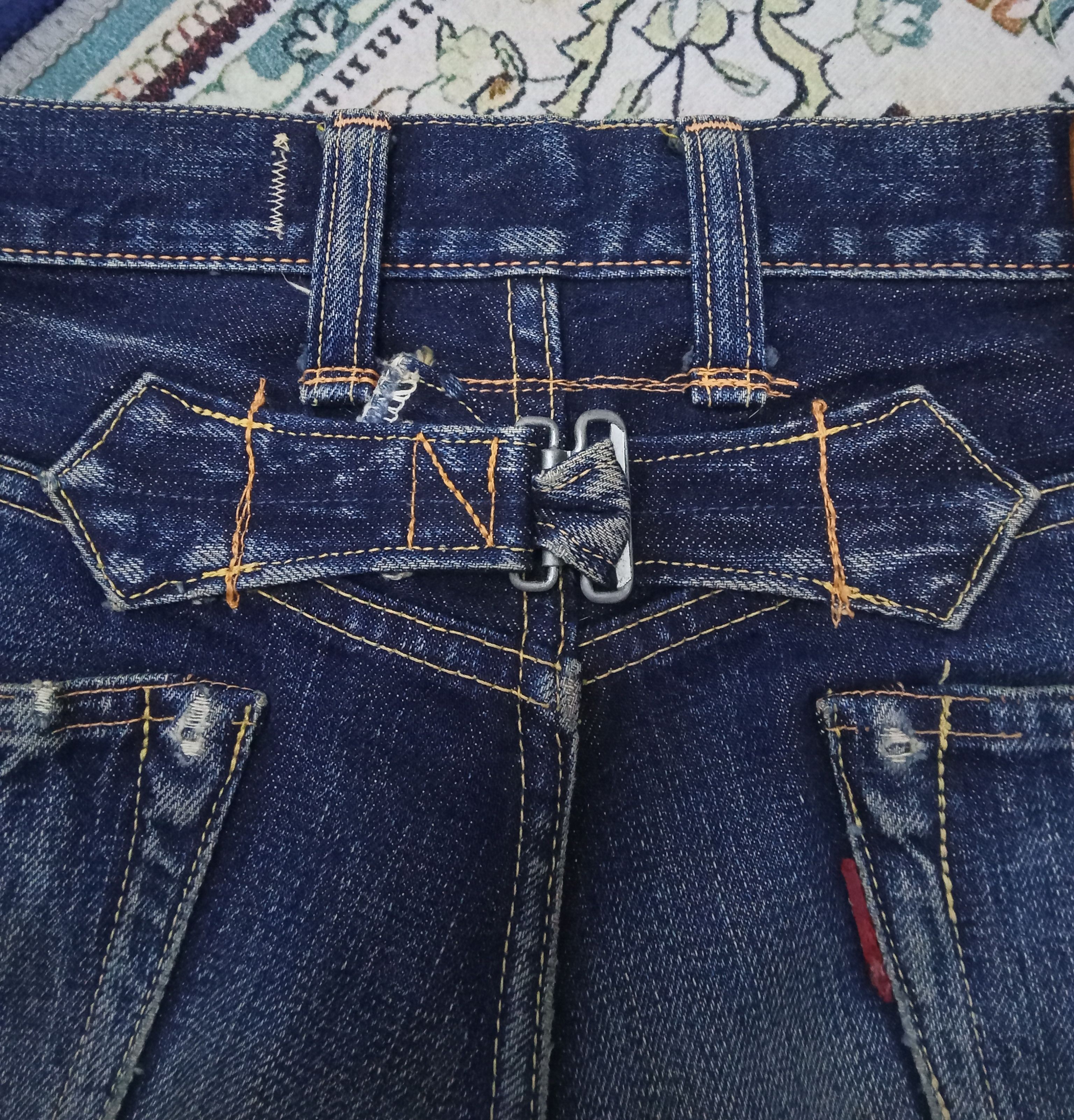 Kapital Kapital Redline Selvedge With Buckle Back Rare Jeans Size US 32 / EU 48 - 6 Thumbnail