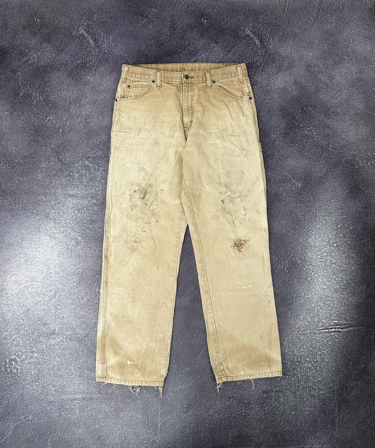 Dickies Vintage Dickies Faded Carpenter Baggy USA Opium Work Pants Size US 36 / EU 52 - 2 Thumbnail