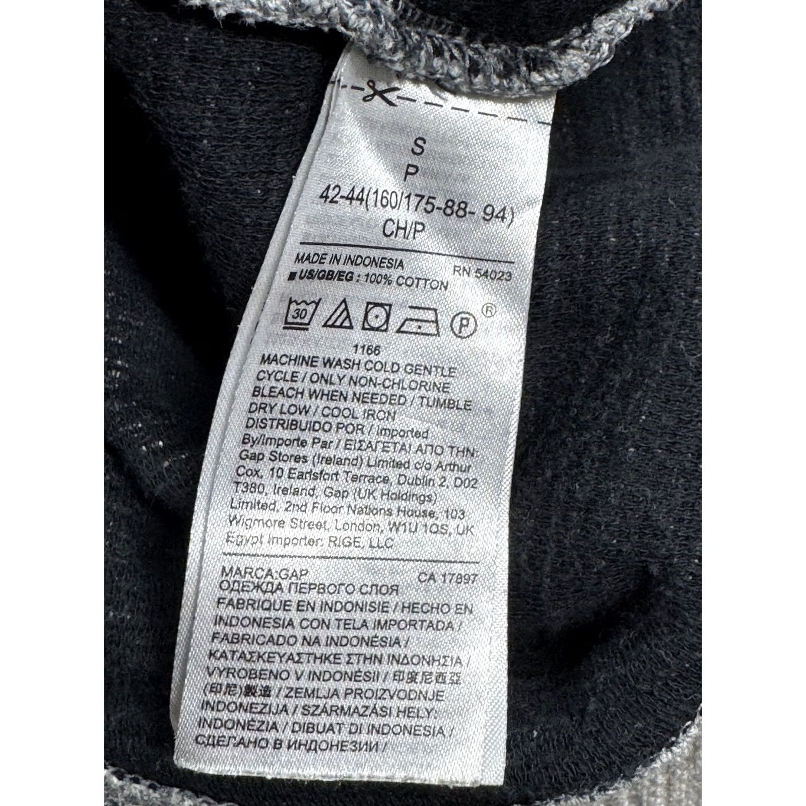 Gap GAP Dress Womens Small Gray T-Shirt Short Sleeve Cotton Jersey Knit Casual Work Size S / US 4 / IT 40 - 7 Thumbnail