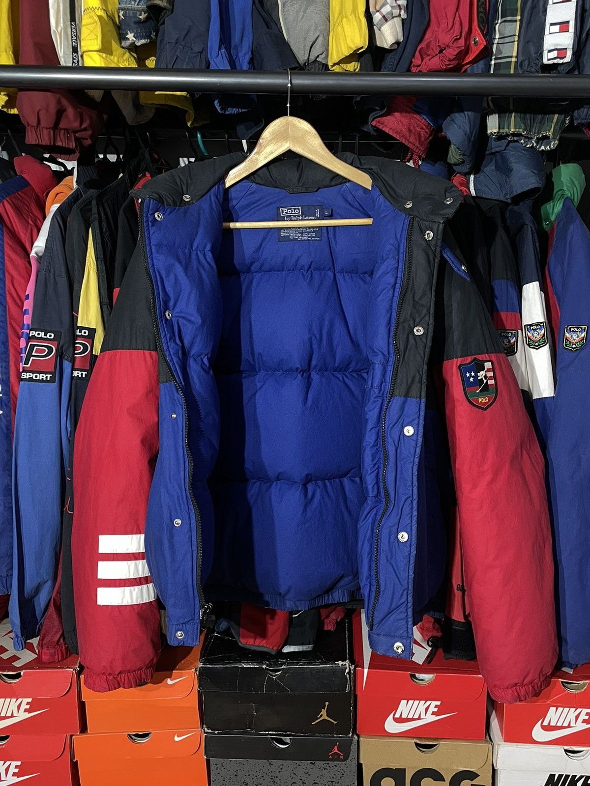 Polo Ralph Lauren × Vintage Puffer Polo Suicide Ski Patch Size US L / EU 52-54 / 3 - 7 Thumbnail