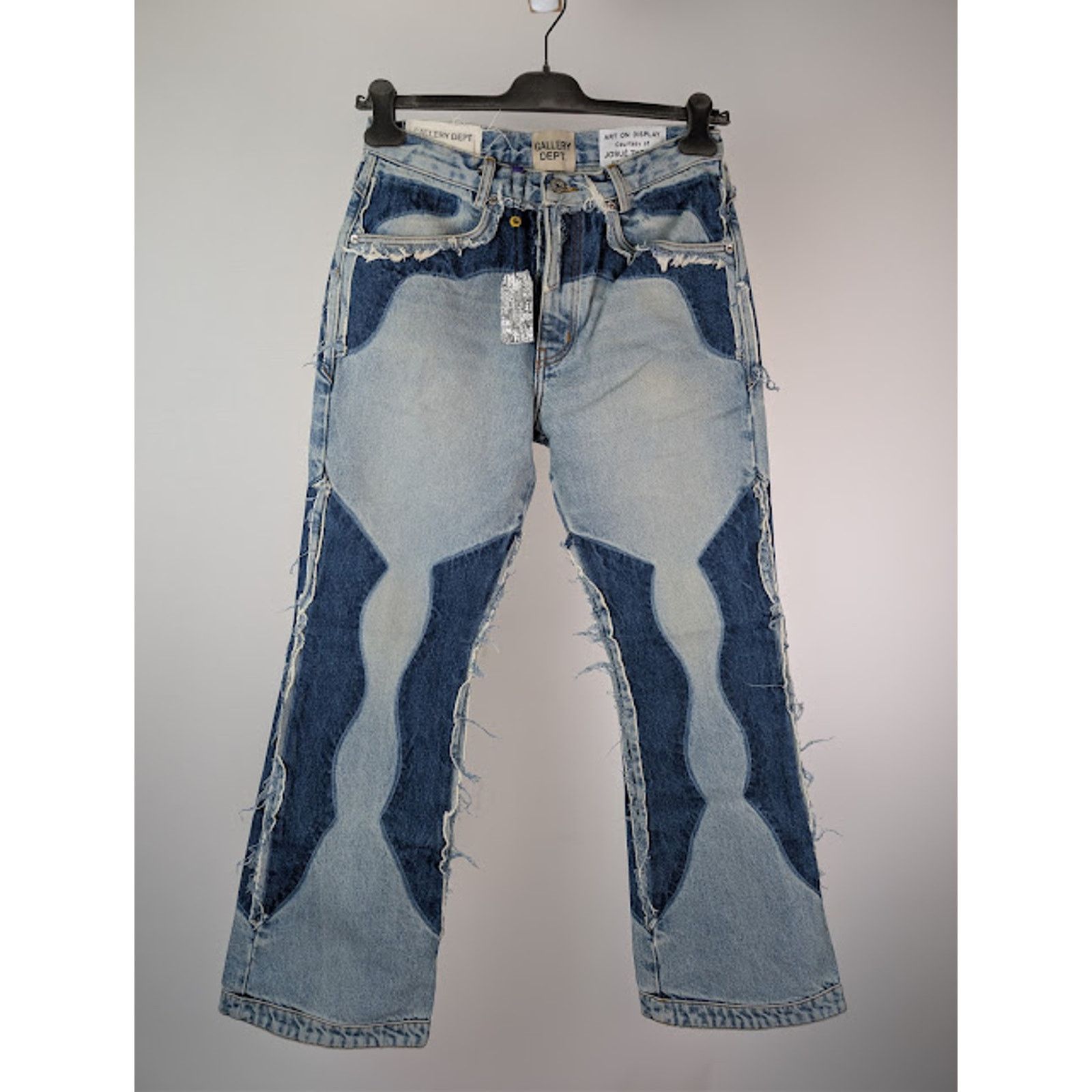 Gallery Dept. o1rshd1 Patchwork Flared Denim Jeans in Indigo Blue Size US 38 / EU 54 - 10 Thumbnail