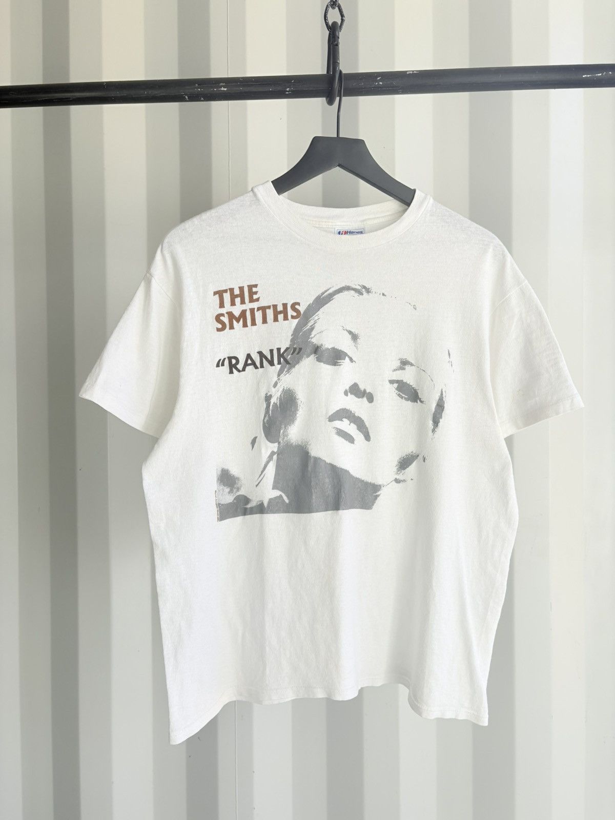 Band Tees Vintage The Smiths Rank Shirt Thrashed Faded GRUNGE Boxy Size US XL / EU 56 / 4 - 2 Thumbnail