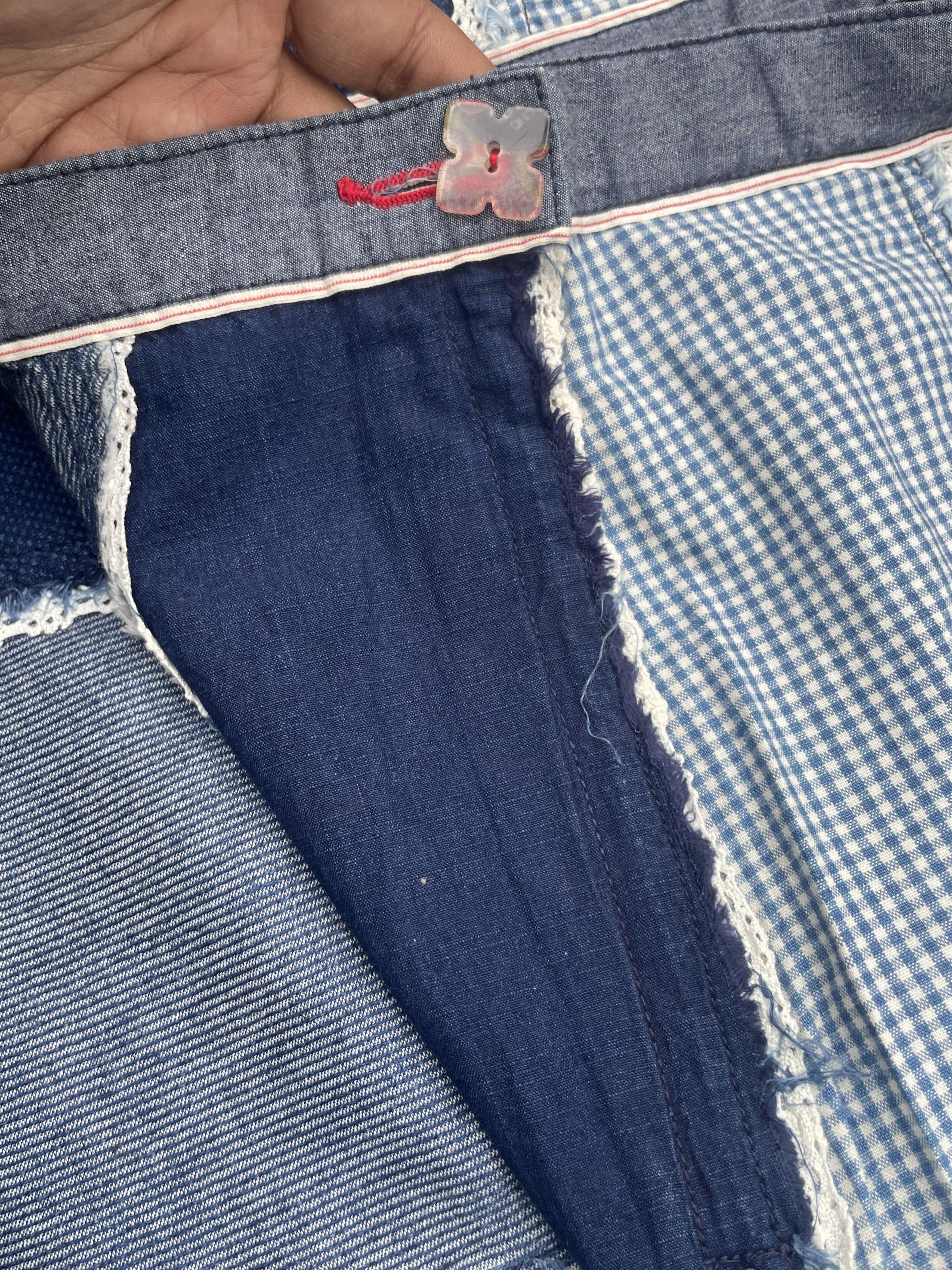 Blue Blue Japan Natural Boo Custom Denim Skirt Size 27" / US 4 / IT 40 - 8 Thumbnail