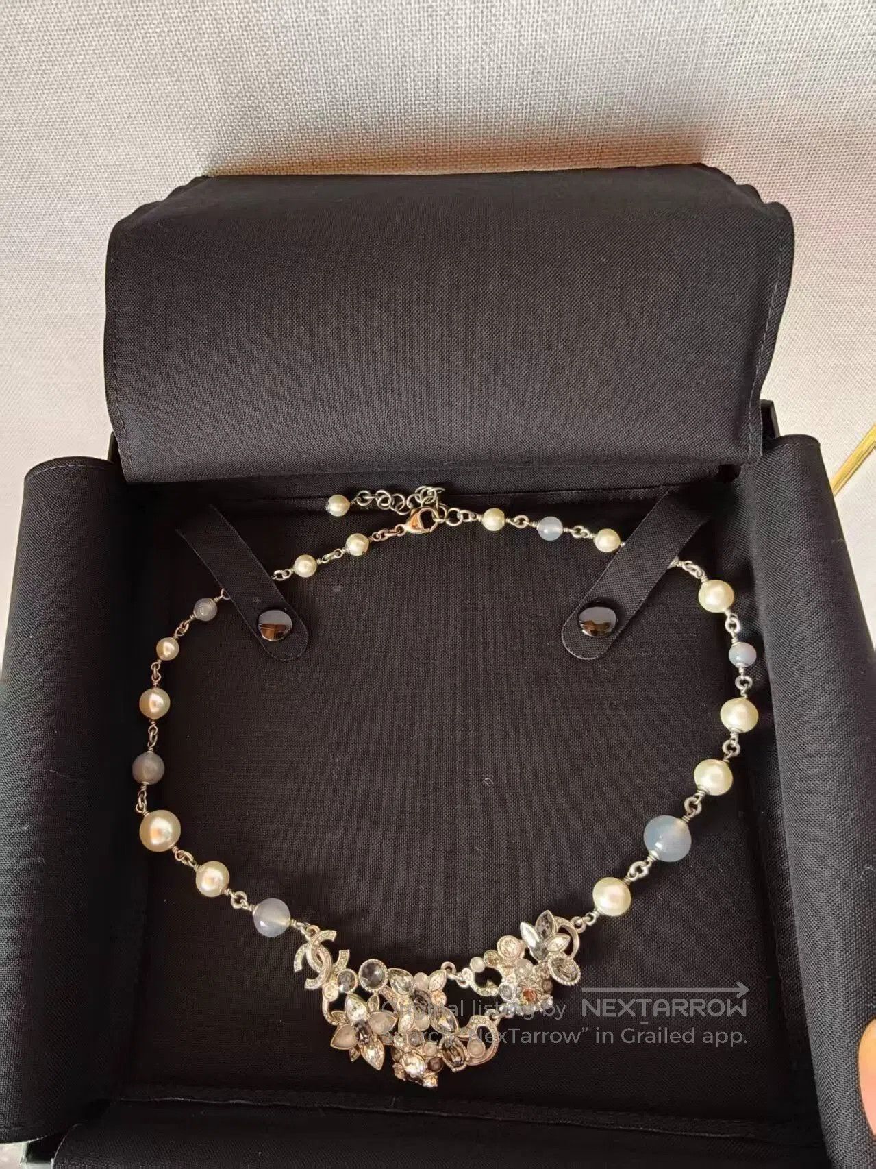 Chanel Chanel Pearl Crystal Necklace. Size ONE SIZE - 3 Thumbnail