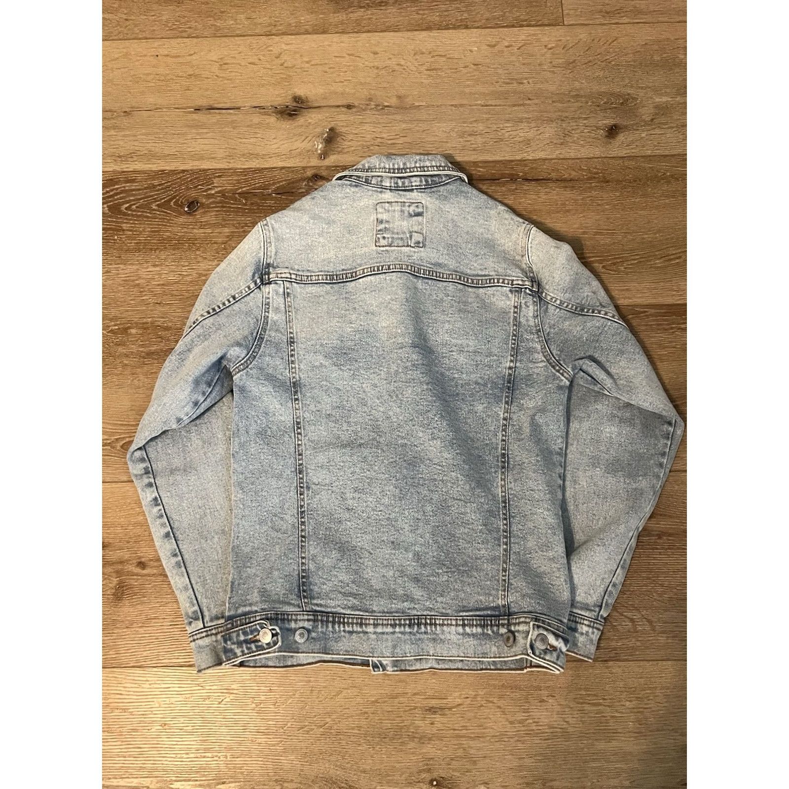 Zara Zara Denim Jacket Womens Blue Button Up Size S Small Cotton Denim Jacket Womens Blue Size 28" / US 6 / IT 42 - 2 Thumbnail