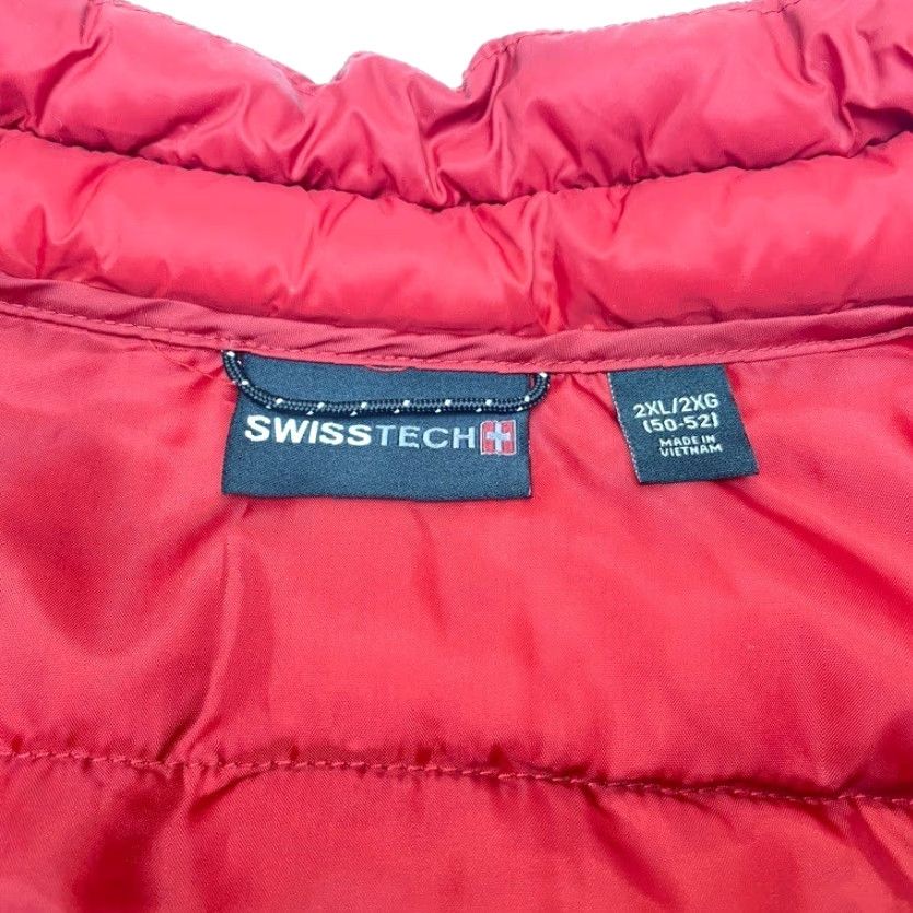 Vintage NWT Swiss Tech Puffer Vest Mens 2XL 50-52 Red Full Zip Pockets 7901 Size US XXL / EU 58 / 5 - 6 Thumbnail