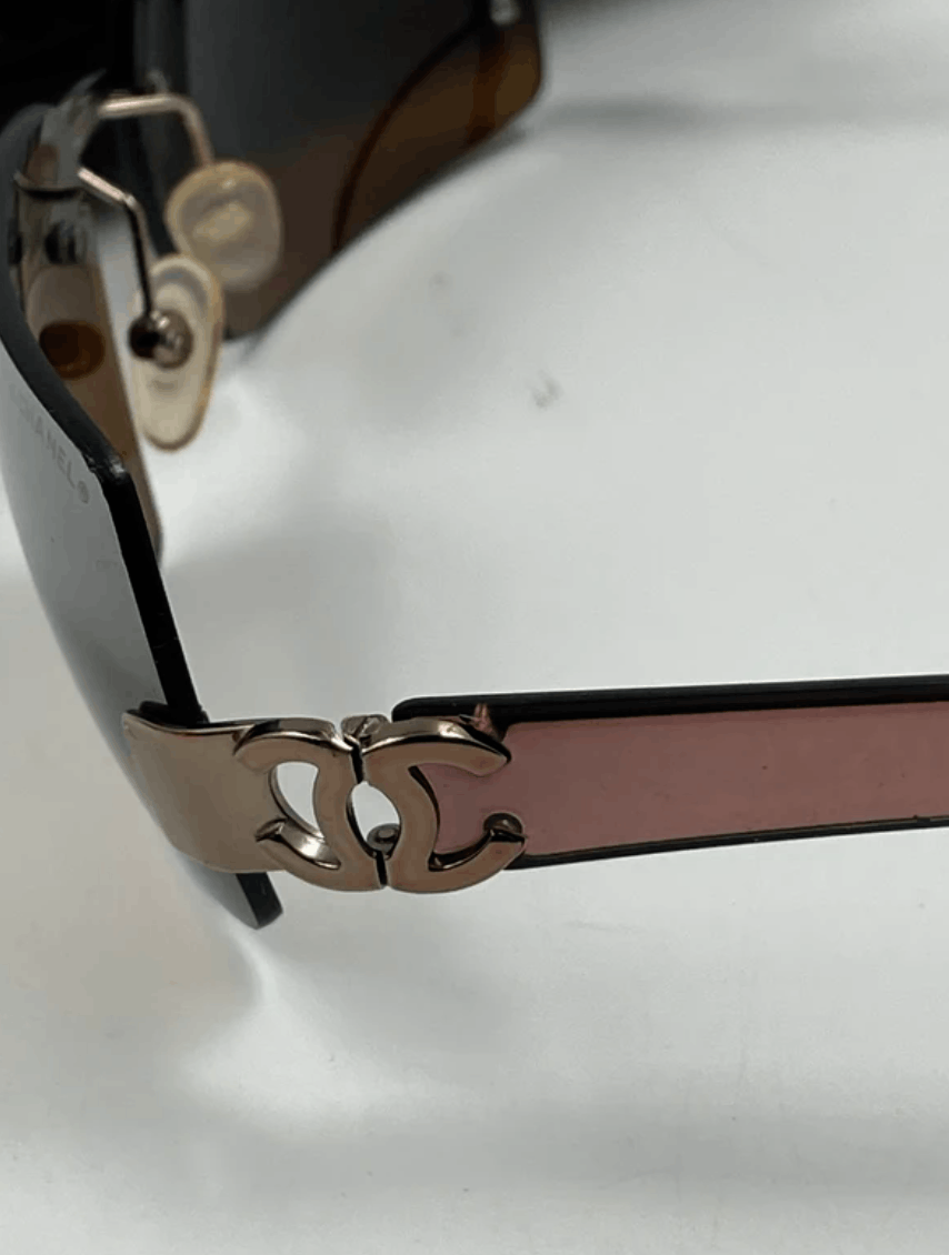 Chanel CHANEL Sunglasses 4048 Rimless Rhinestone 4017 Shields RI832 Size ONE SIZE - 5 Thumbnail