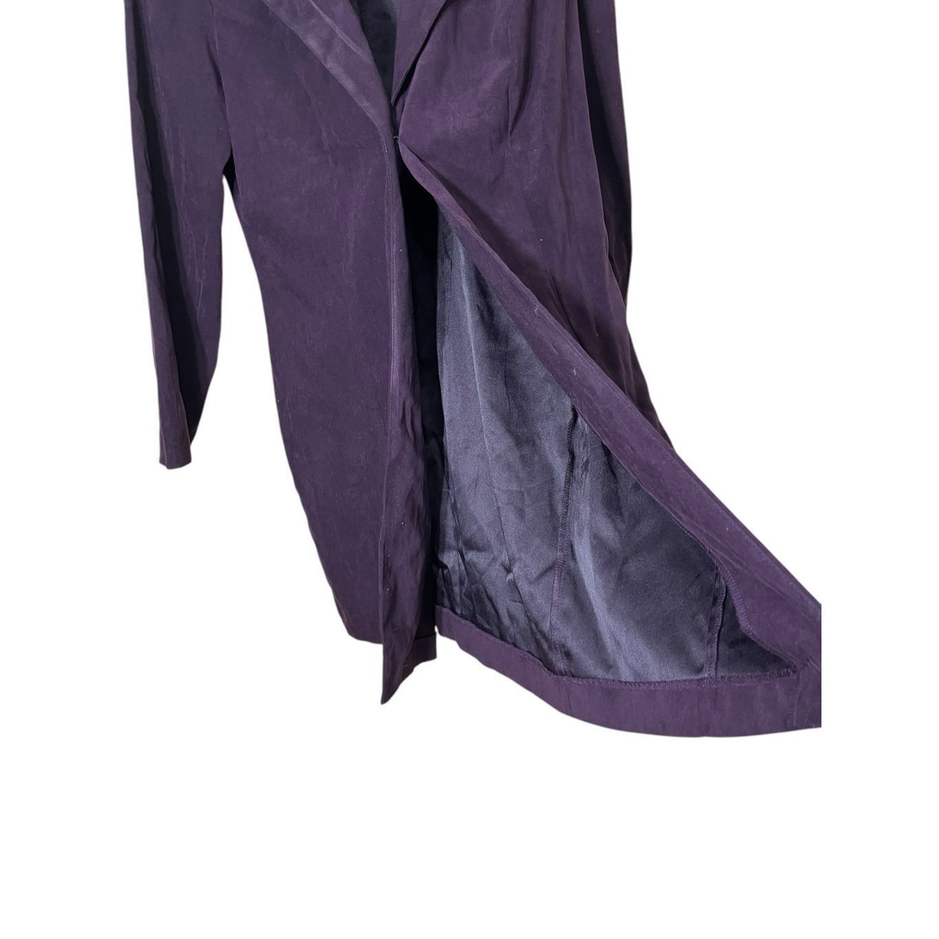 Other Vintage Dawn Joy 90s Purple Long Line Blazer Size 9/10 Size M / US 6-8 / IT 42-44 - 7 Thumbnail