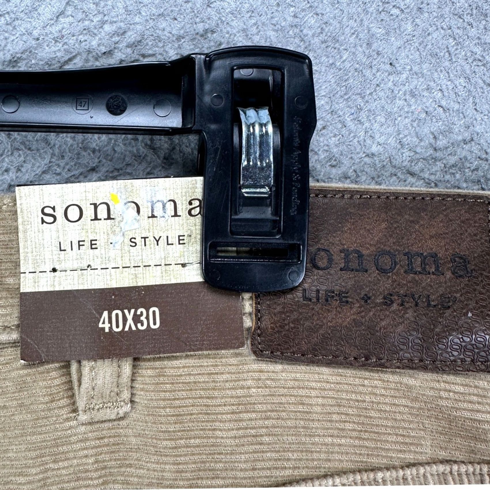 Vintage VINTAGE Sonoma Pants Corduroy Mens 40X30 Light Brown Wide Leg 5 Pockets Outdoor NEW Size US 40 / EU 56 - 6 Thumbnail
