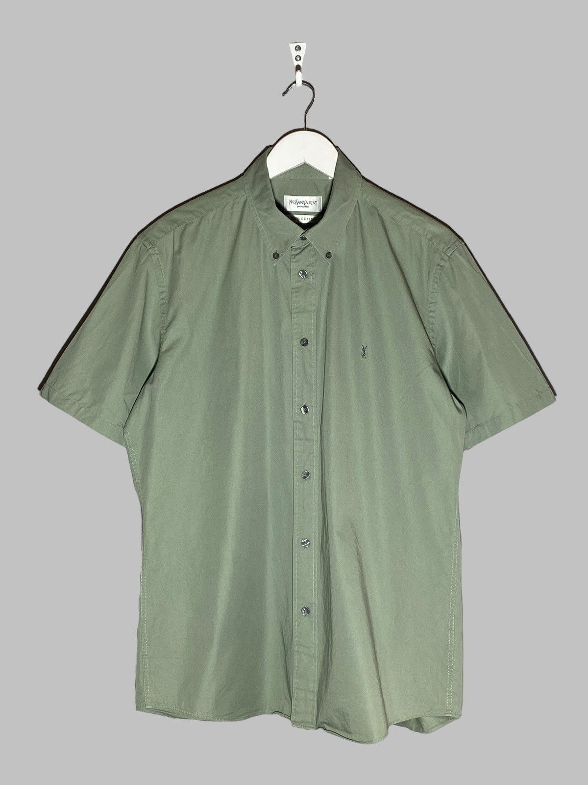 Yves Saint Laurent Yves Saint Laurent YSL shirt men cotton Size US L / EU 52-54 / 3 - 1 Thumbnail