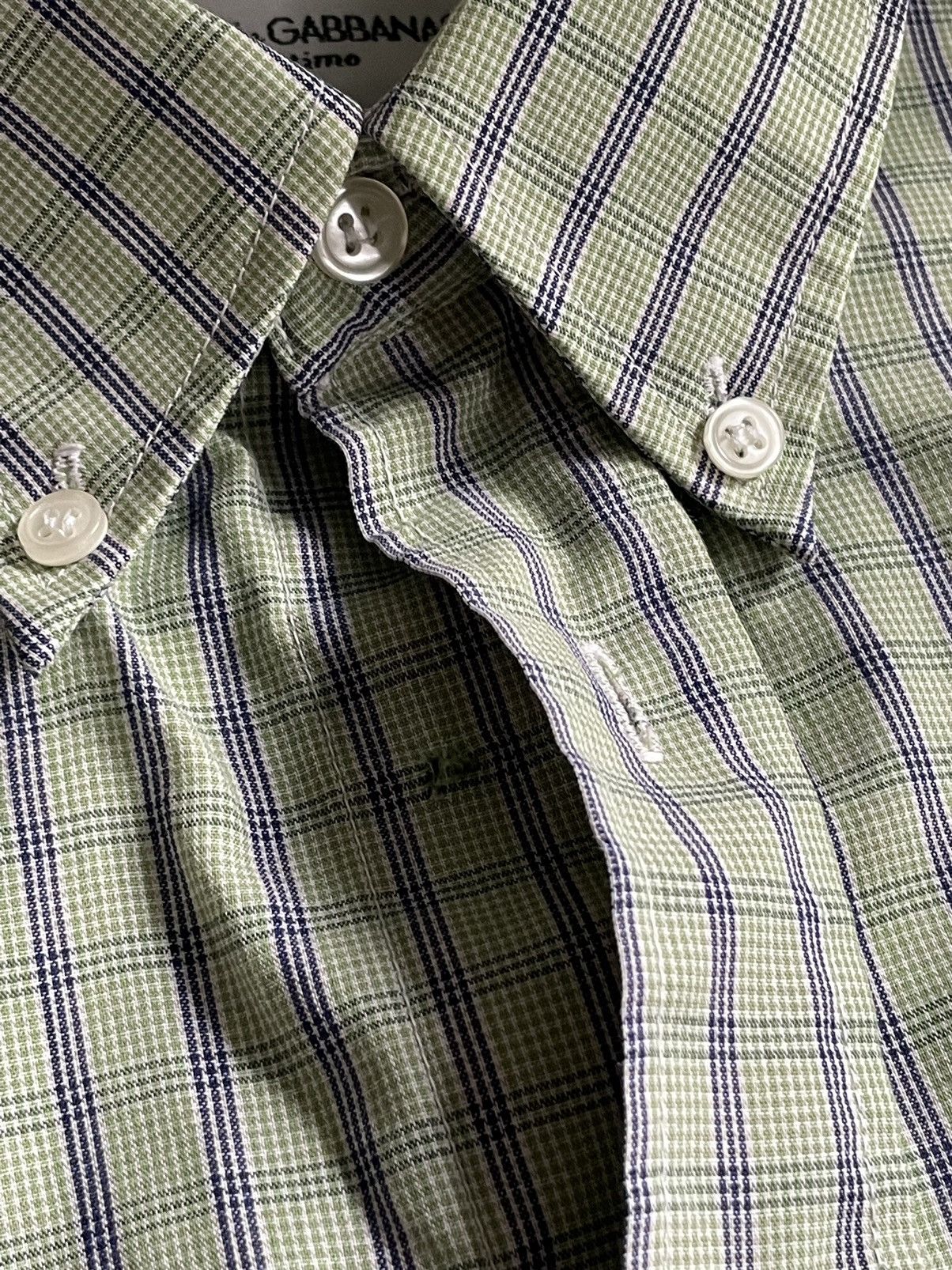 Dolce & Gabbana × Vintage Vintage Dolce & Gabbana Flannel Shirt Button Up Size US XL / EU 56 / 4 - 7 Thumbnail