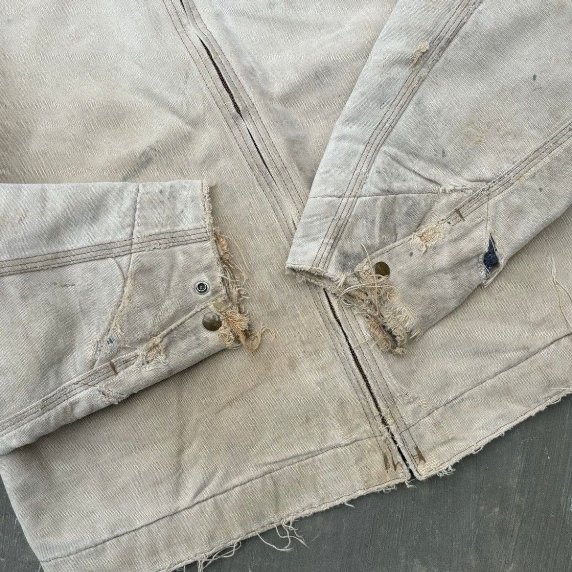 Carhartt Vintage 90s Faded Carhartt Detroit Jacket BRN Size US L / EU 52-54 / 3 - 8 Thumbnail