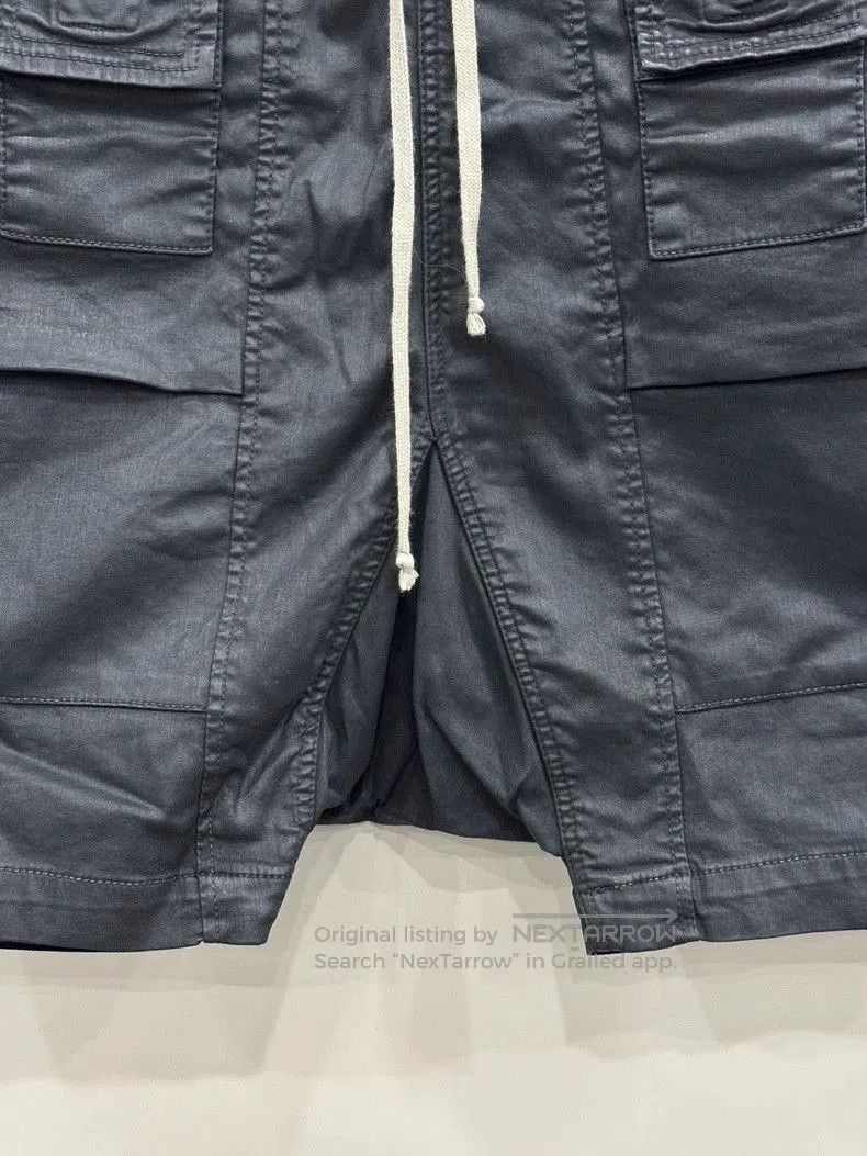 Rick Owens Rick Owens Double Ring Waxed Shorts Size M. Size US 32 / EU 48 - 4 Thumbnail