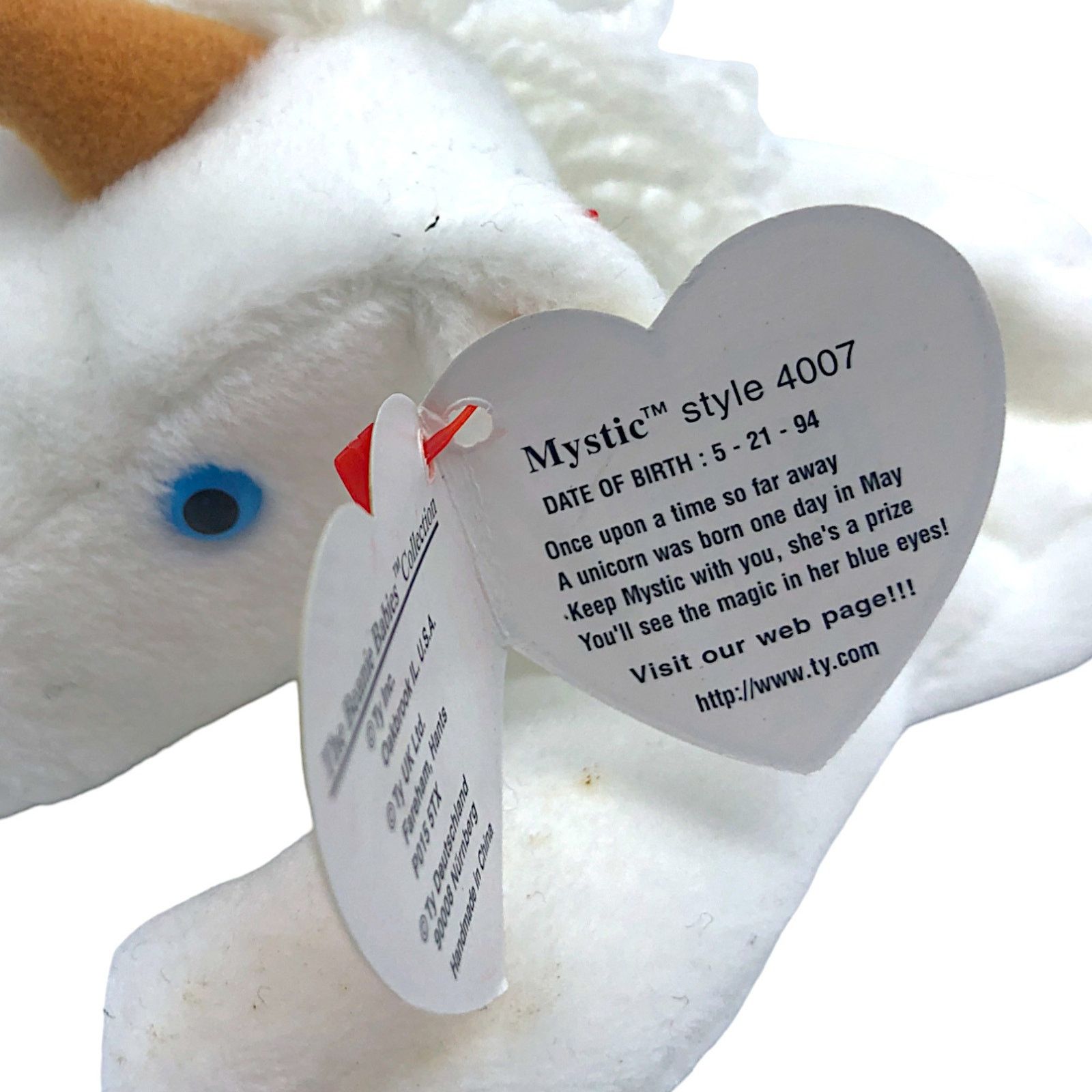 Vintage 1996 Ty Beanie Baby - Pouch the Kangaroo 4161 Size ONE SIZE - 3 Thumbnail