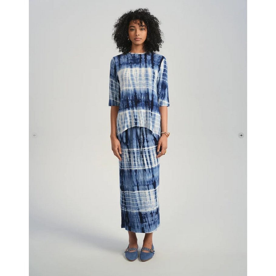 Other Aleeza Paris Blue Tie Dye Skirt Size 4x NWT Size 42" / US 20 - 1 Thumbnail